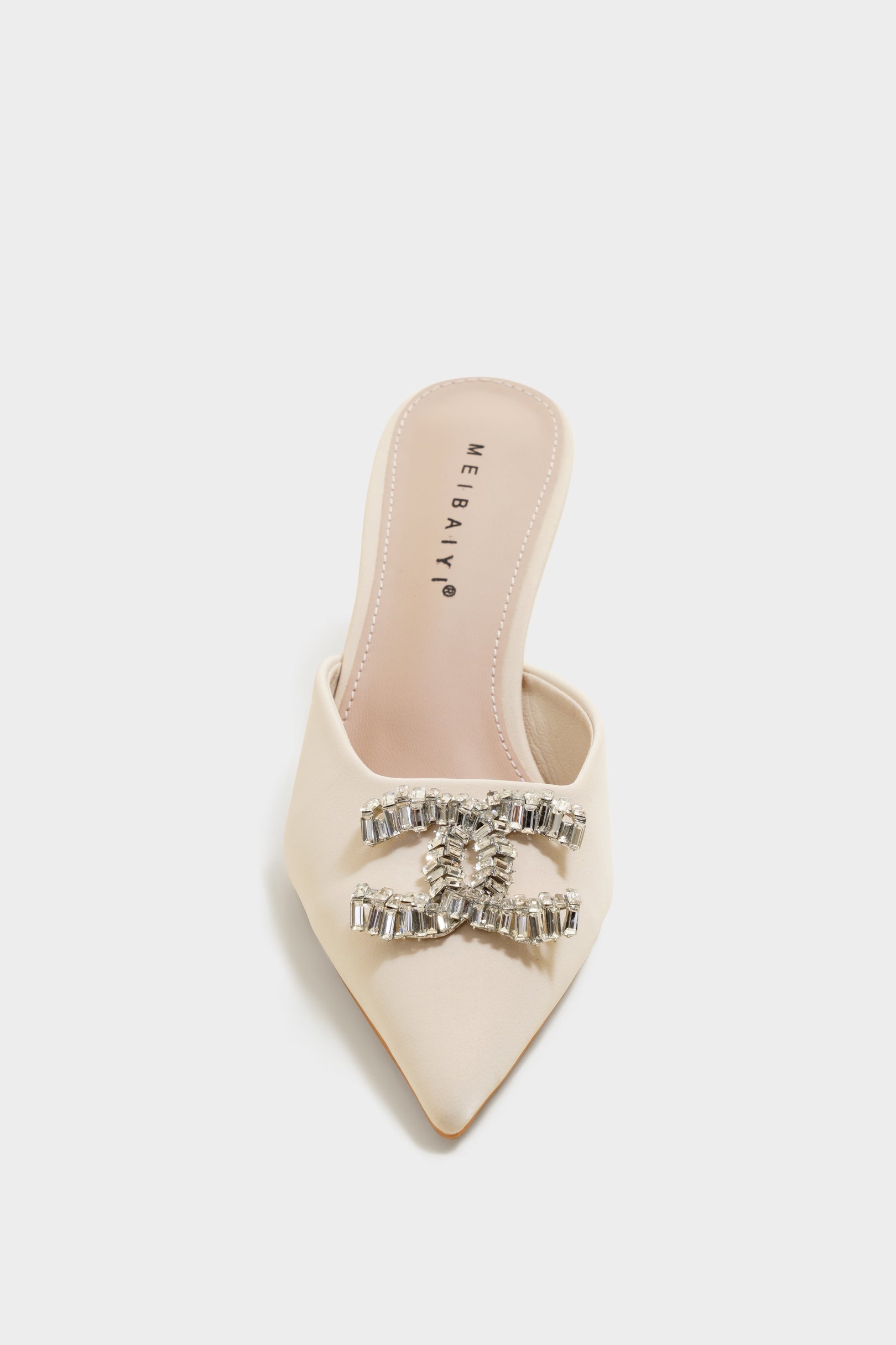 Amelia Beige Kitten Heels - The Heels India
