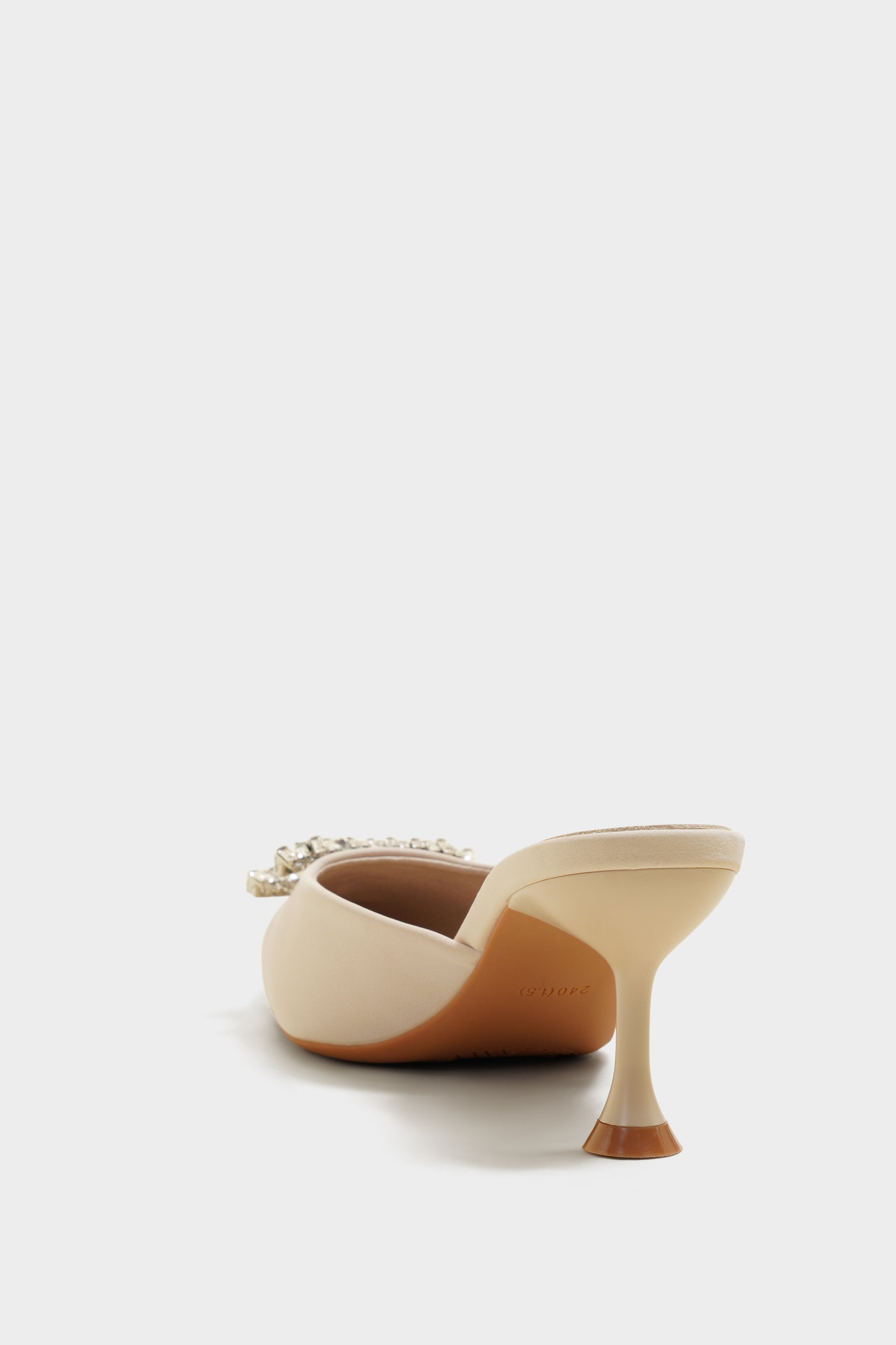 Amelia Beige Kitten Heels - The Heels India