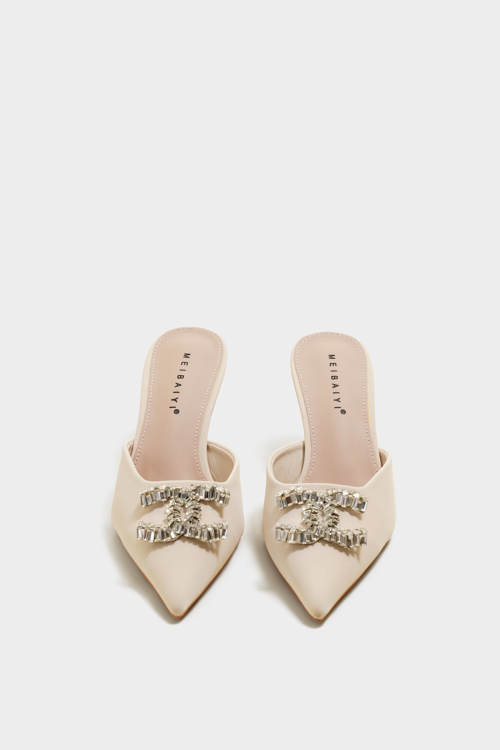 Amelia Beige Kitten Heels - The Heels India