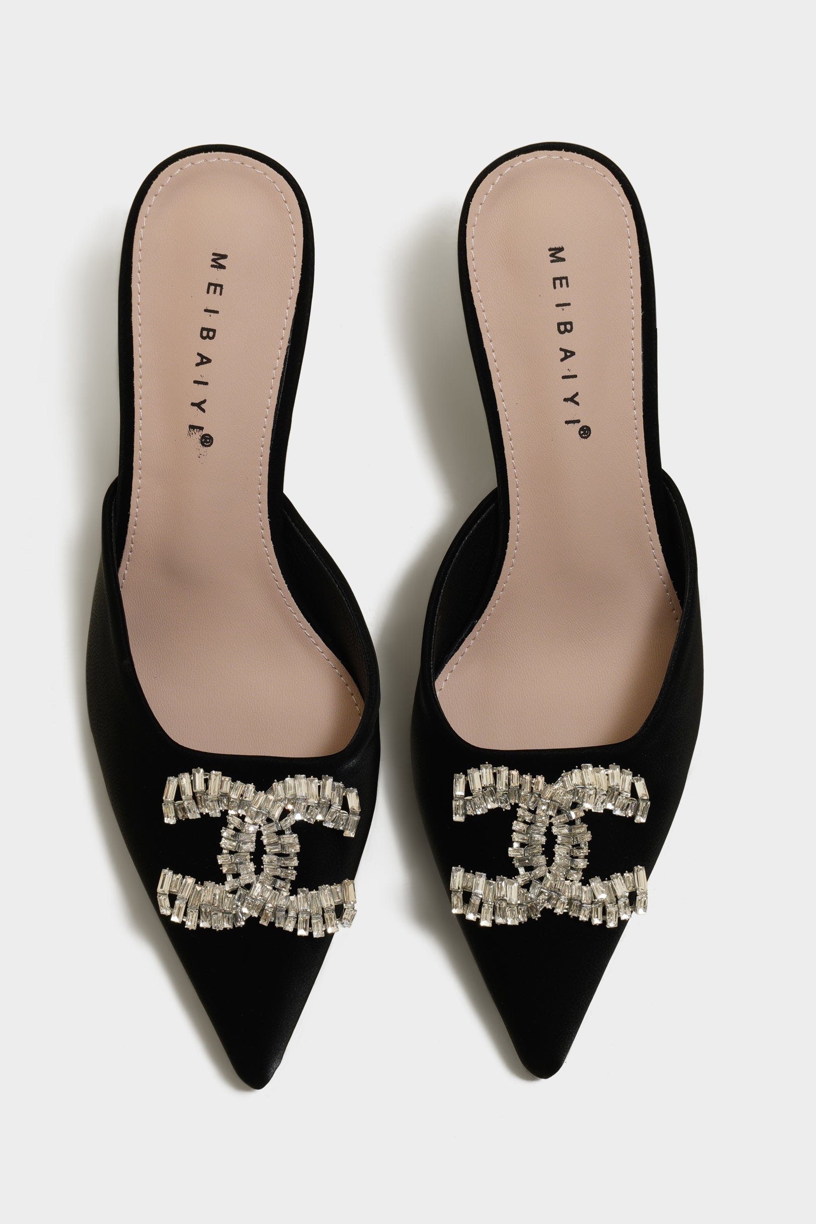 Mary Black Kitten Heels - The Heels India