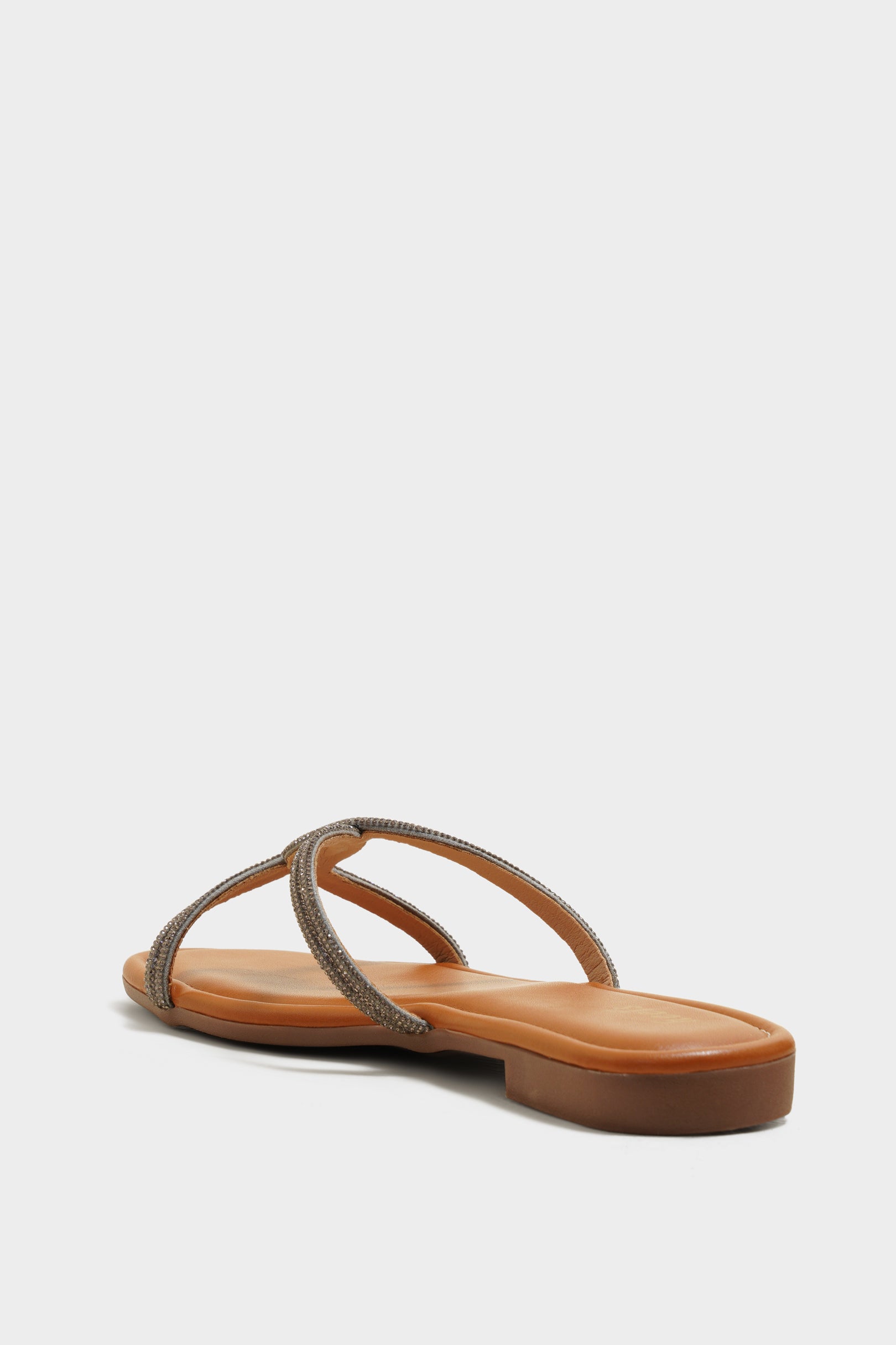 Madison Grey Bling Sliders - The Heels India