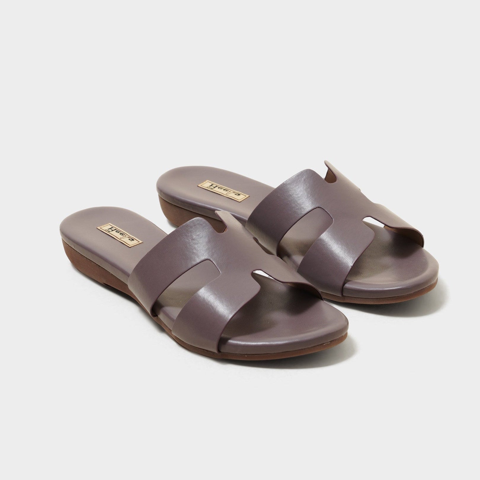 Emma Grey Cushion Sliders - The Heels India