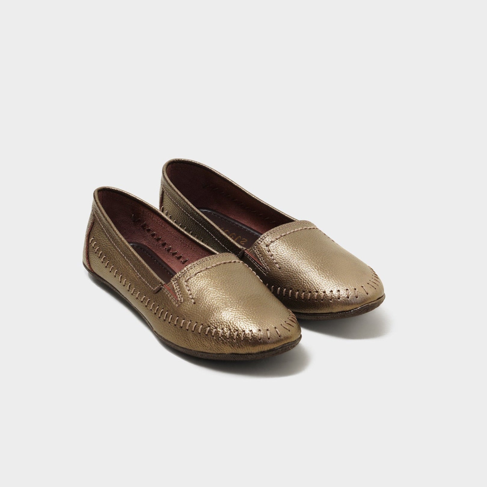 Liam bronze loafers - The Heels India