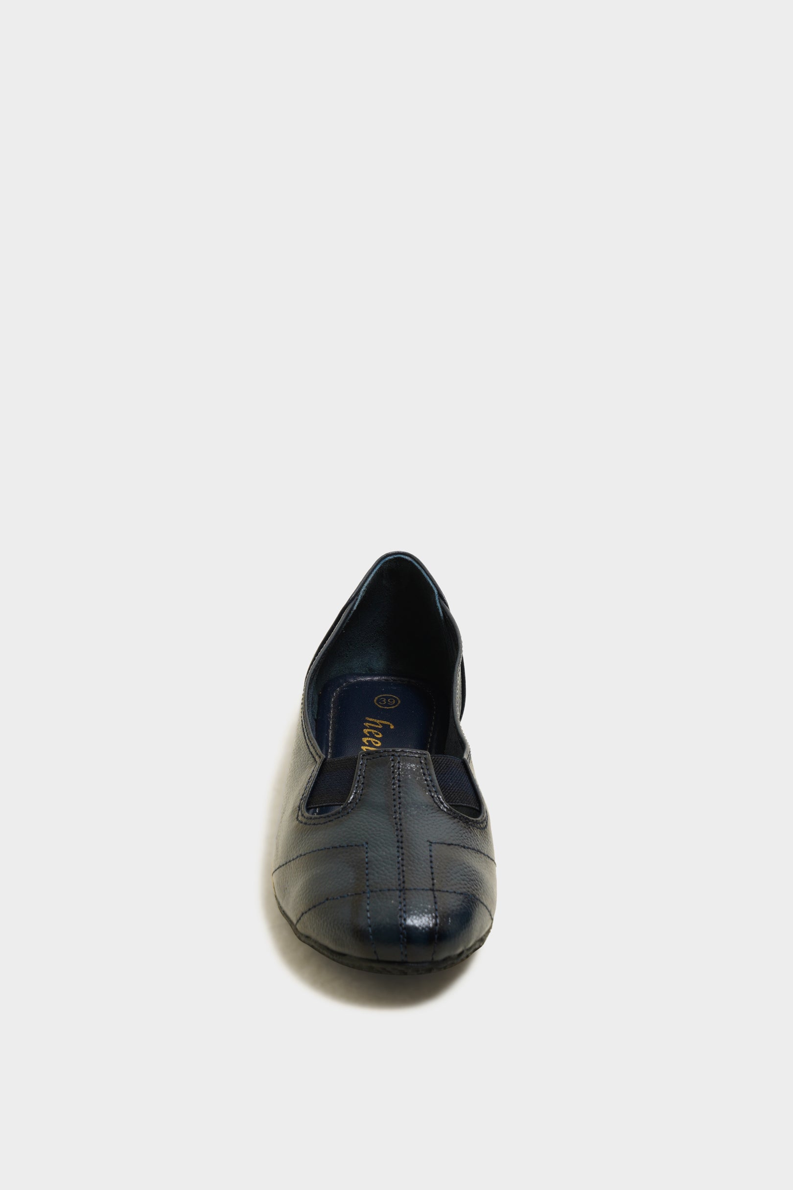 Olvier Blue Leather Ballerinas - The Heels India