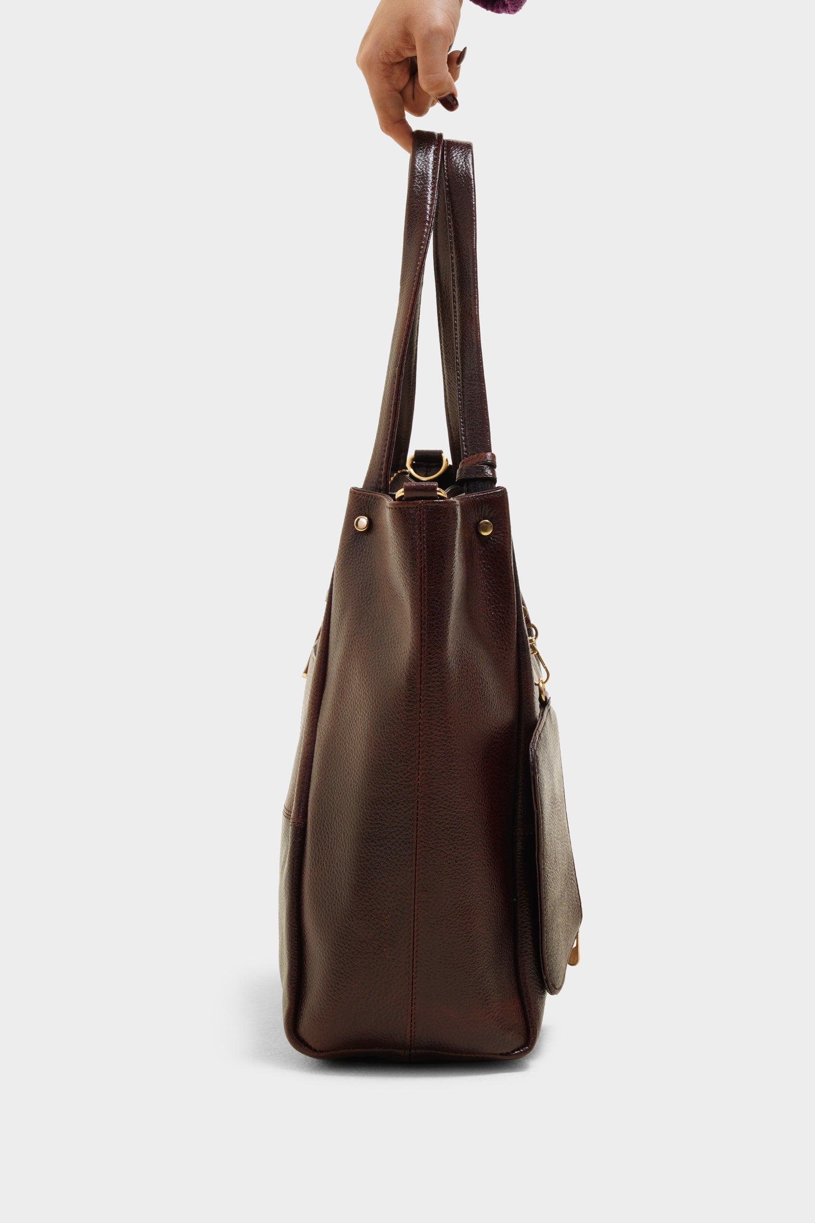 Sadie leather tote bag - The Heels India