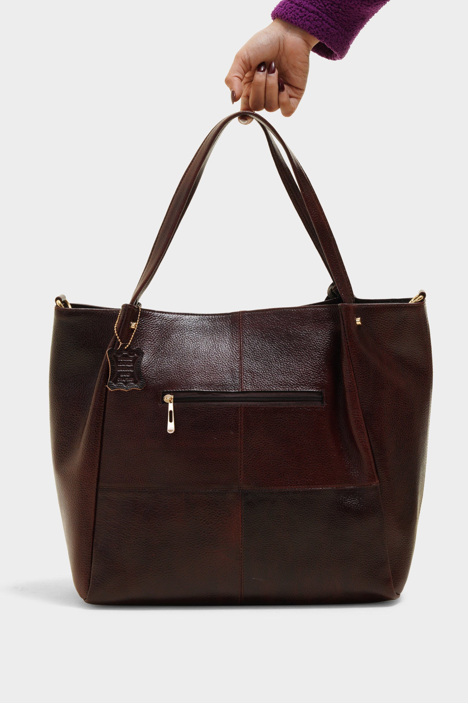 Sadie leather tote bag - The Heels India