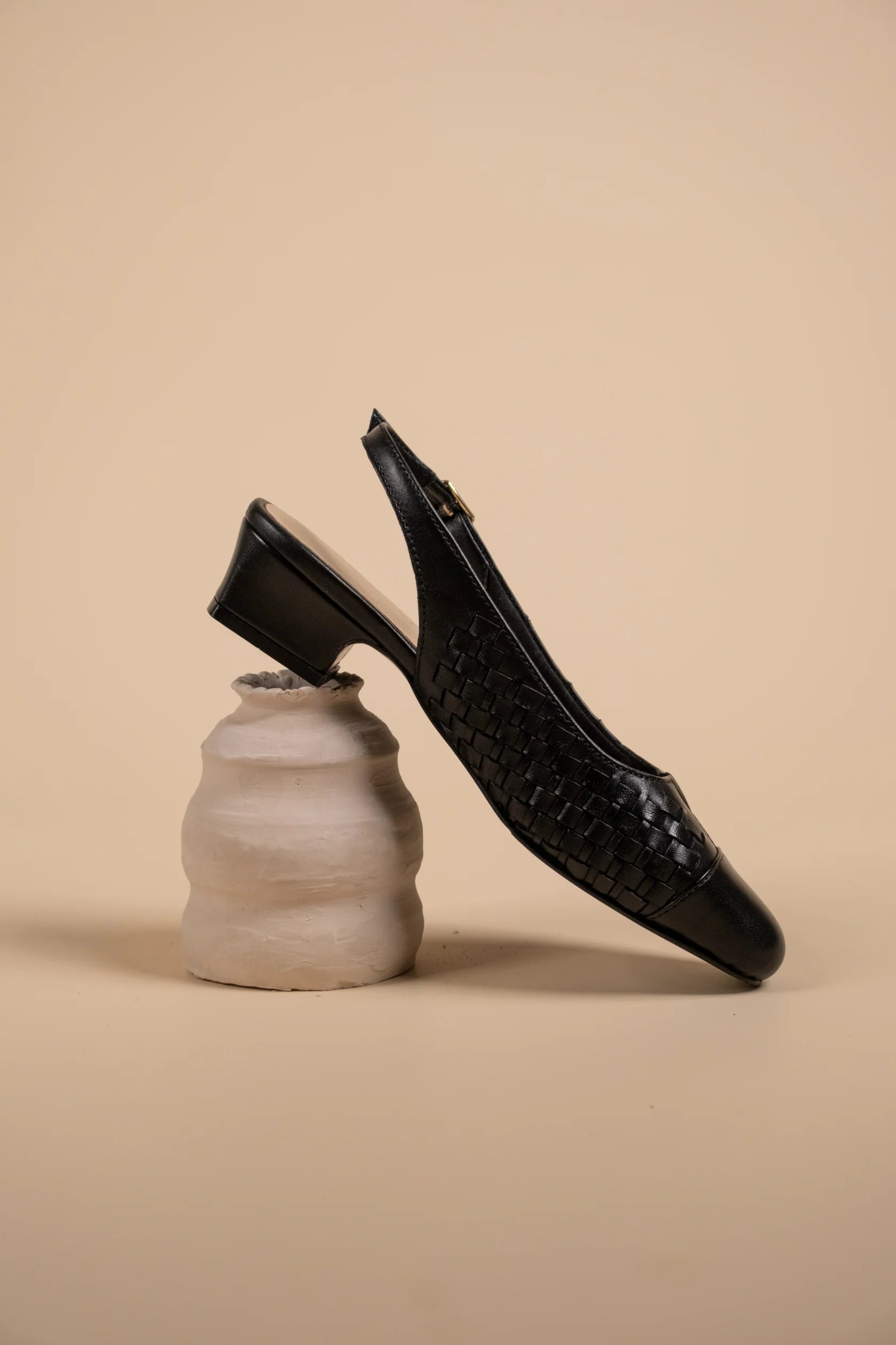 DARCY Premium Leather Sling Back Ballerinas - The Heels India