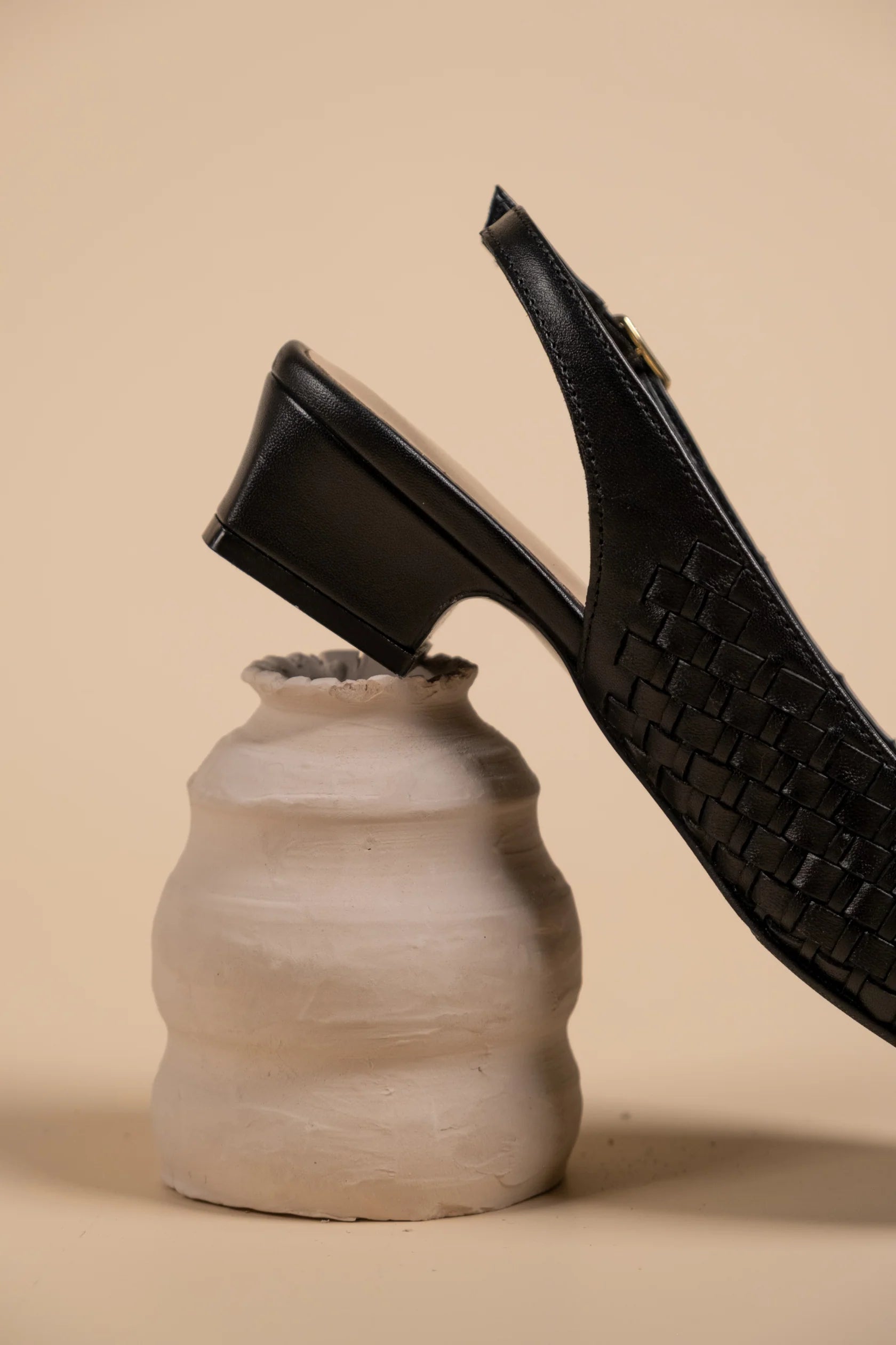 DARCY Premium Leather Sling Back Ballerinas - The Heels India