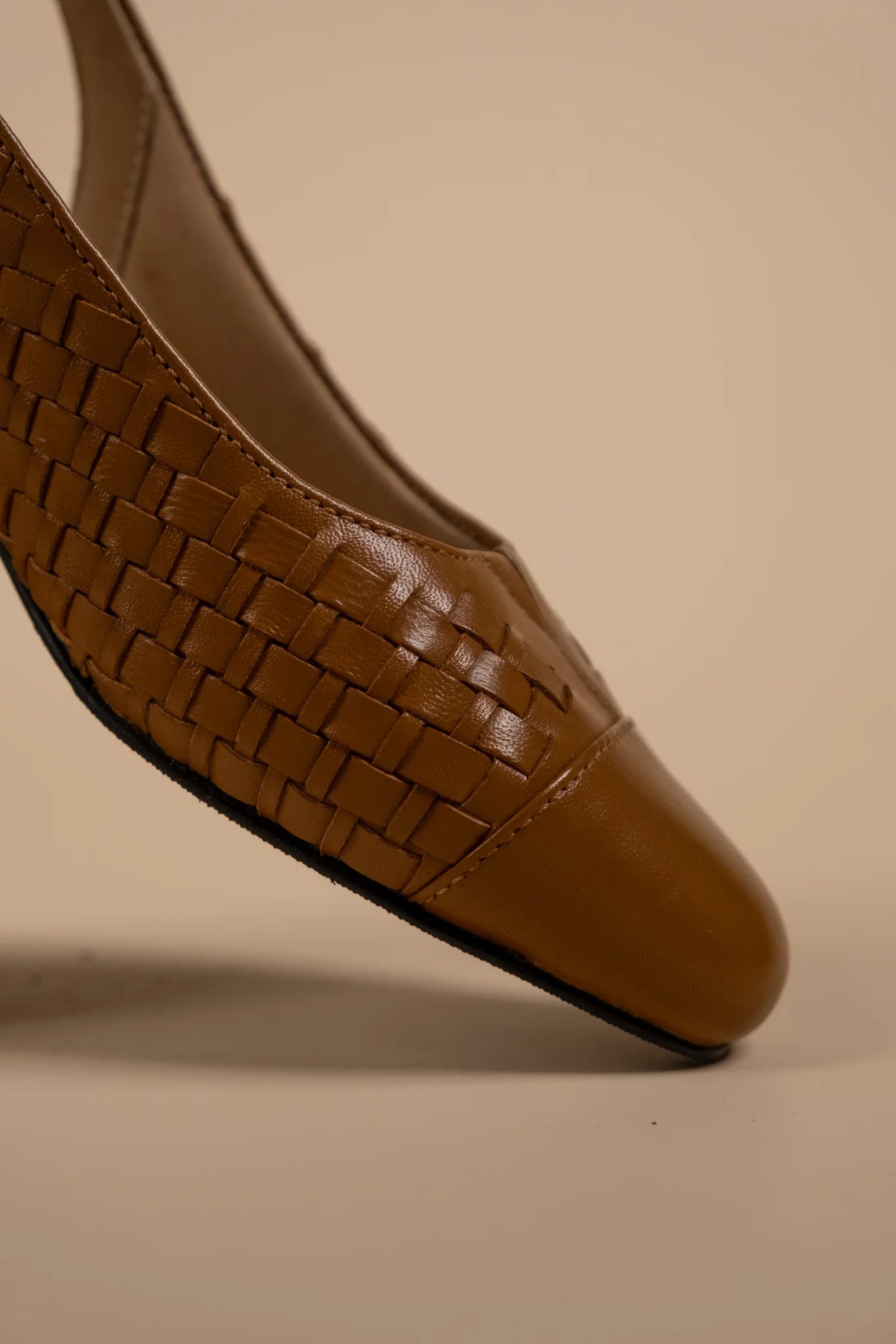 DARCY Premium Leather Sling Back Ballerinas - The Heels India