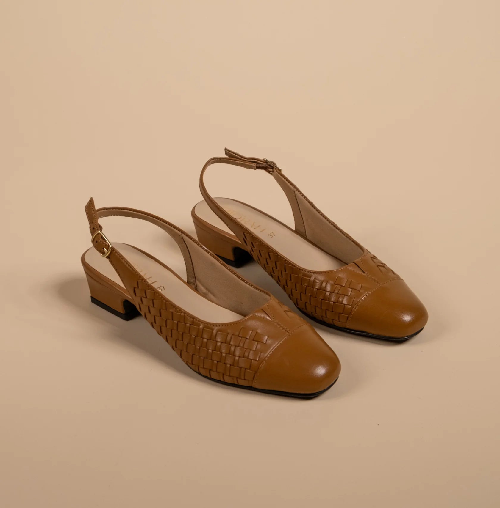 DARCY Premium Leather Sling Back Ballerinas - The Heels India