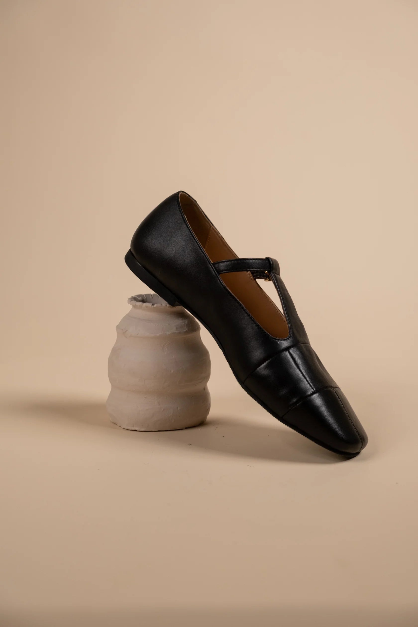 ZENITH Premium Leather Mary Jane Ballerinas