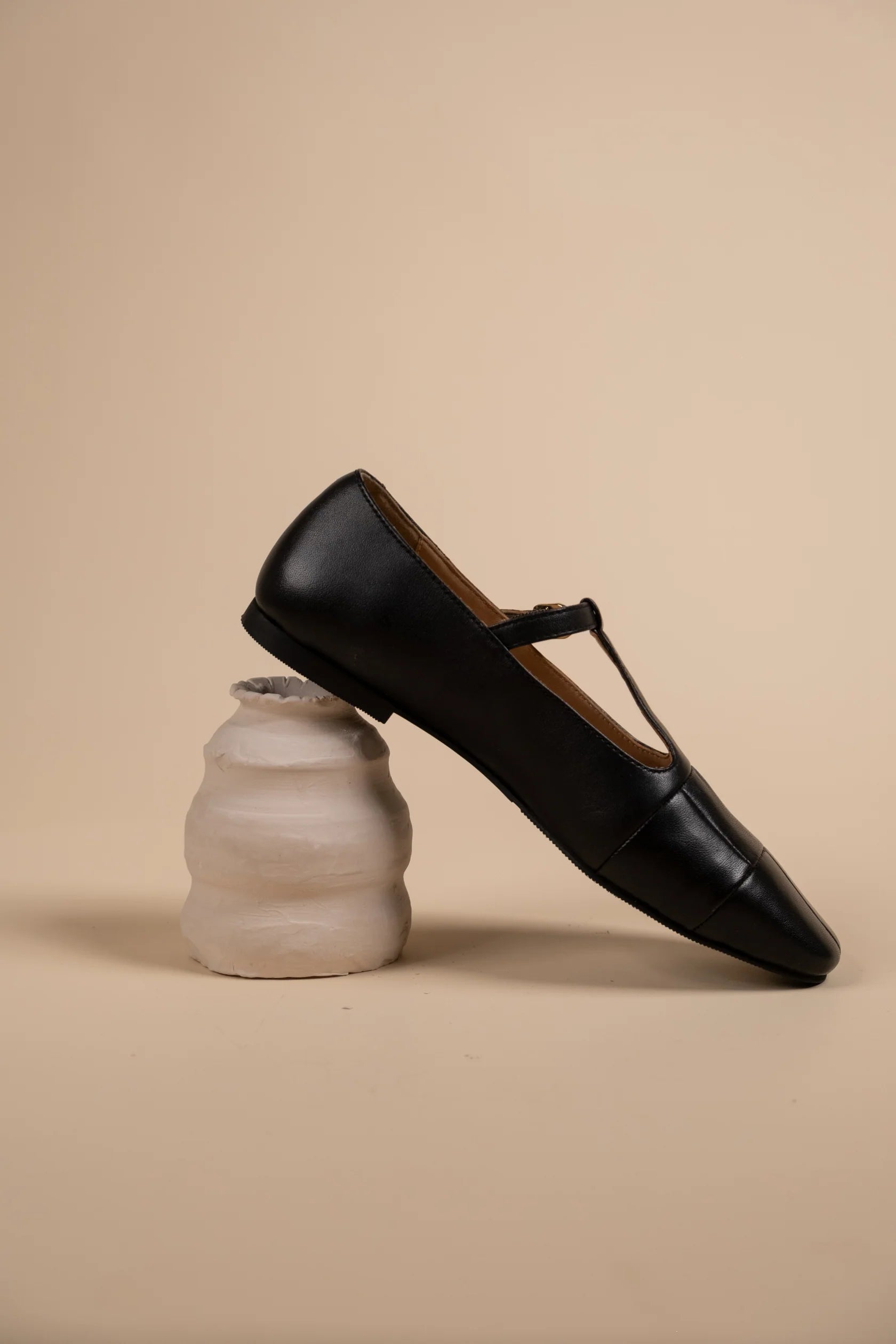 ZENITH Premium Leather Mary Jane Ballerinas