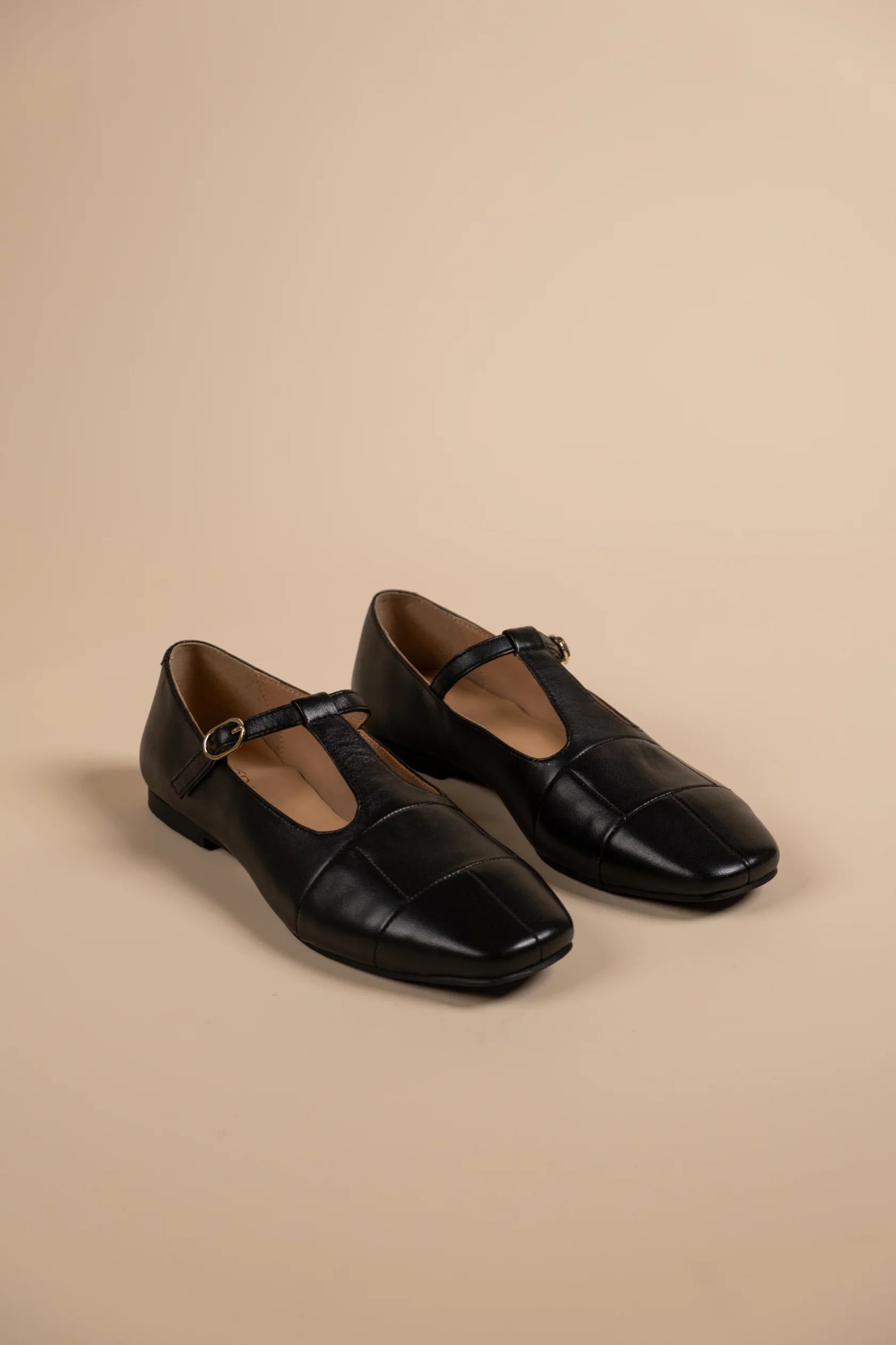 ZENITH Premium Leather Mary Jane Ballerinas