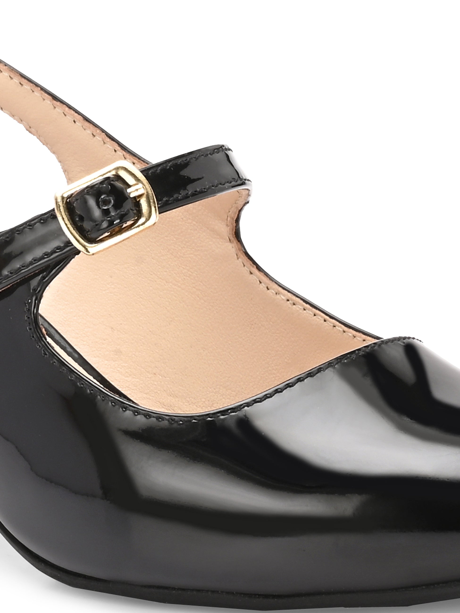 BRIZA Premium Leather Slingback Kitten Heels