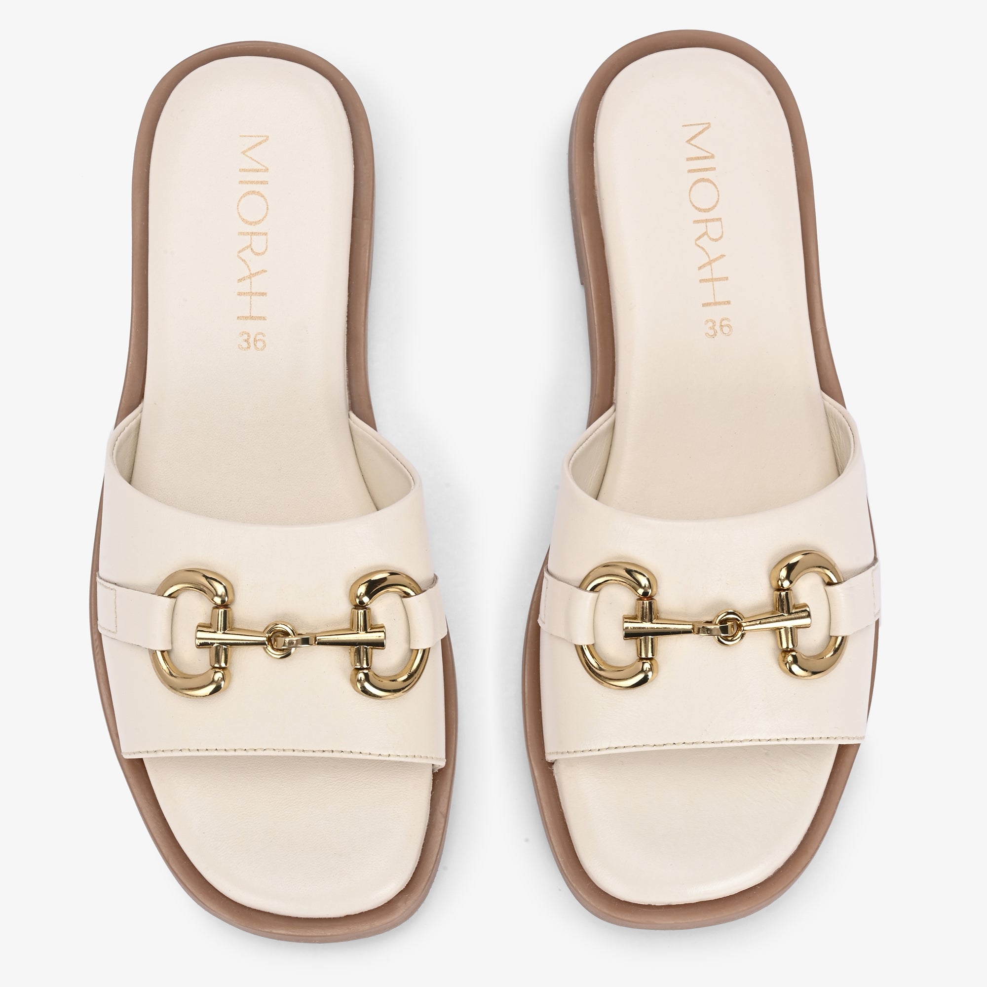 FLUTTER Premium Leather Summer Sliders