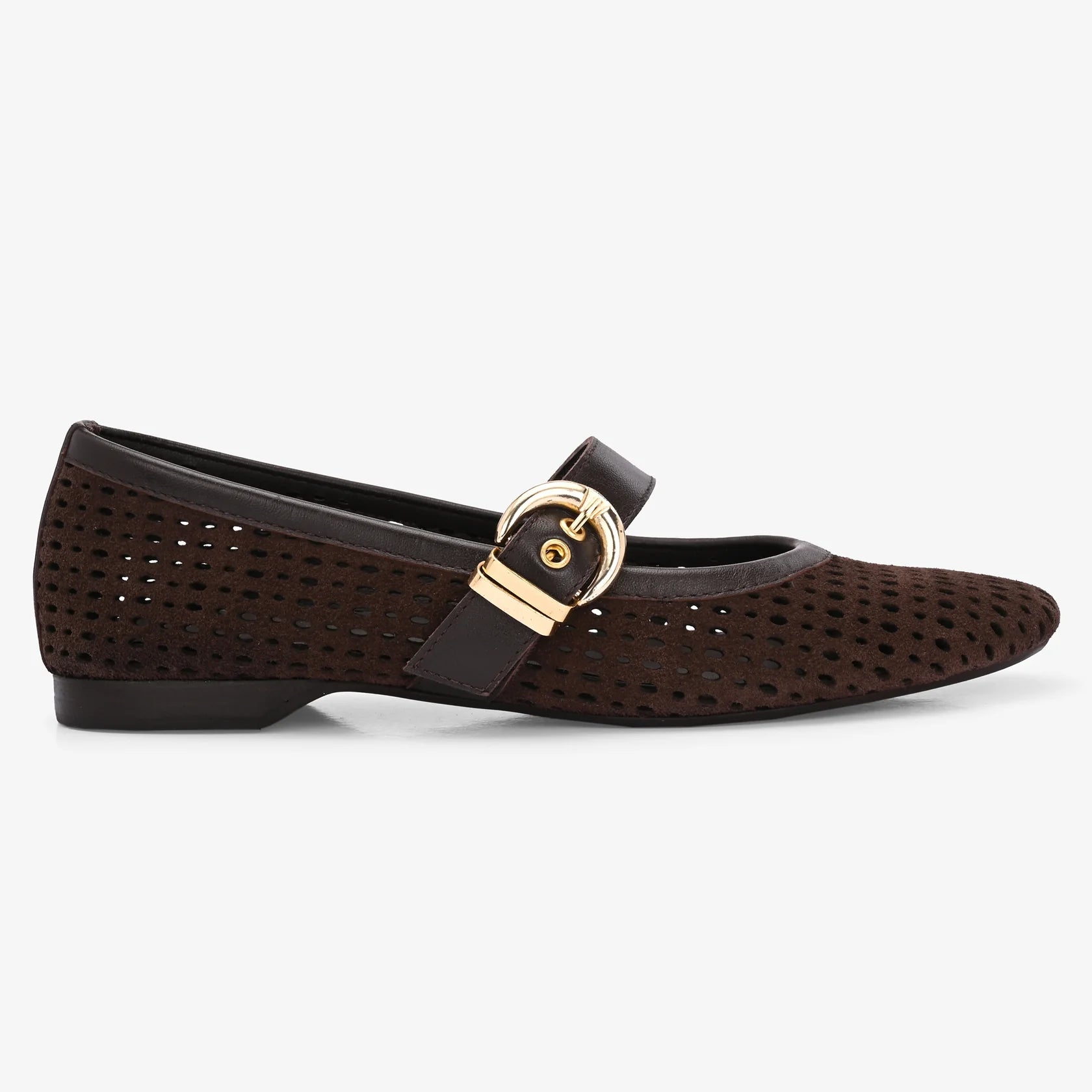 JUNO Premium Leather Mary Jane Ballerinas