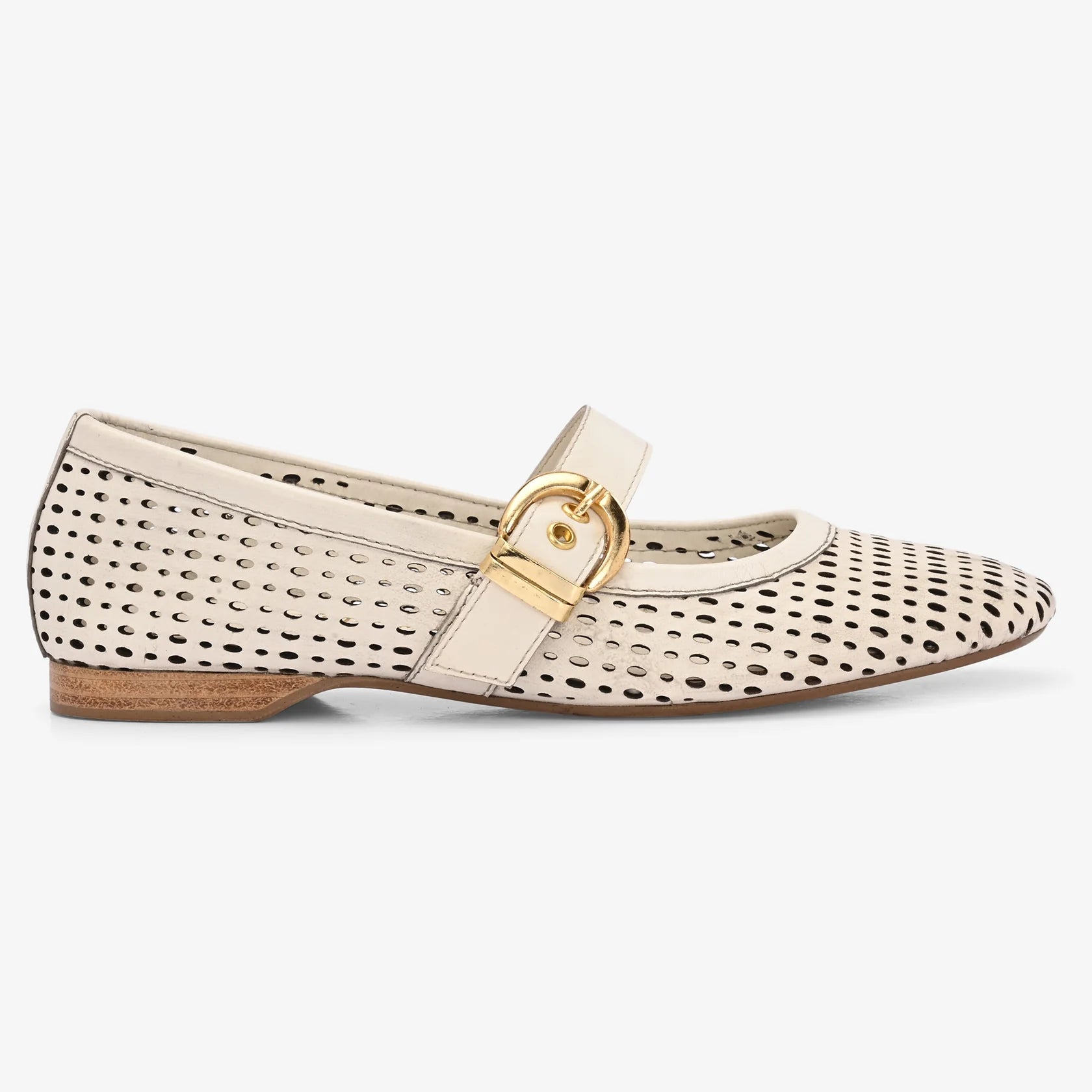 JUNO Premium Leather Mary Jane Ballerinas
