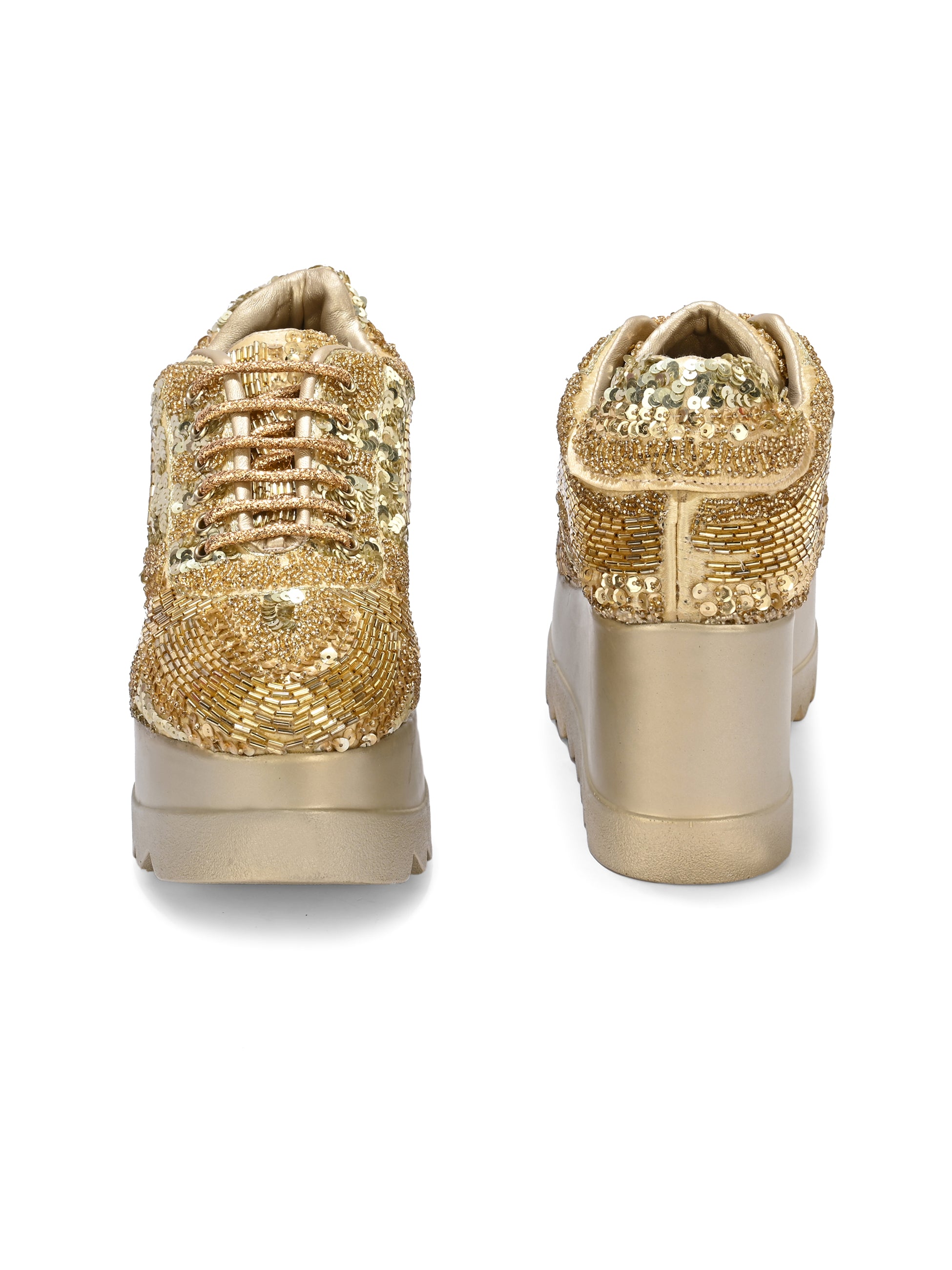MEHRIYA LUXE Chunky Bridal Embellished Sneakers