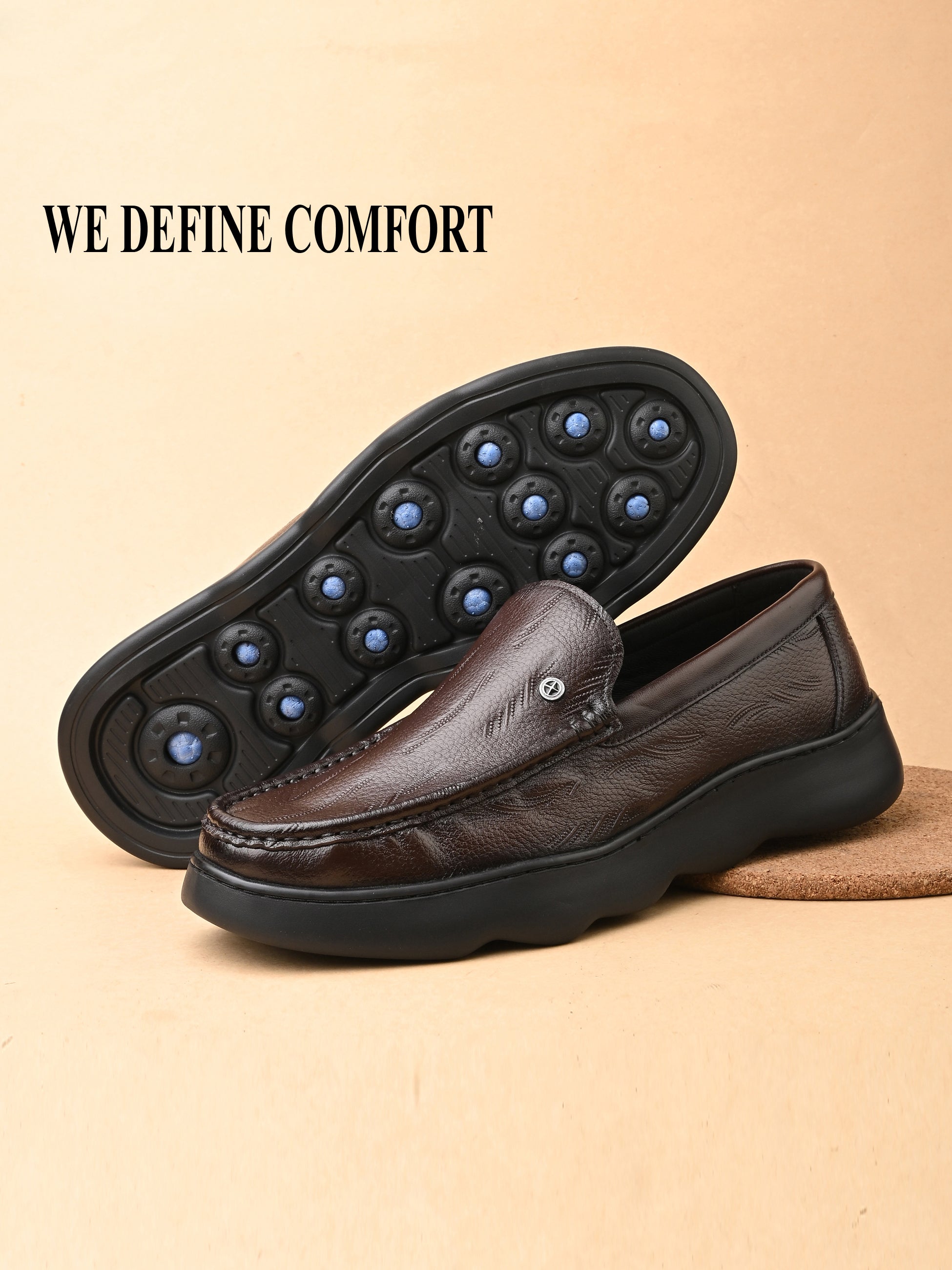 Bravon Luxury Leather Formal Loafers - The Heels India