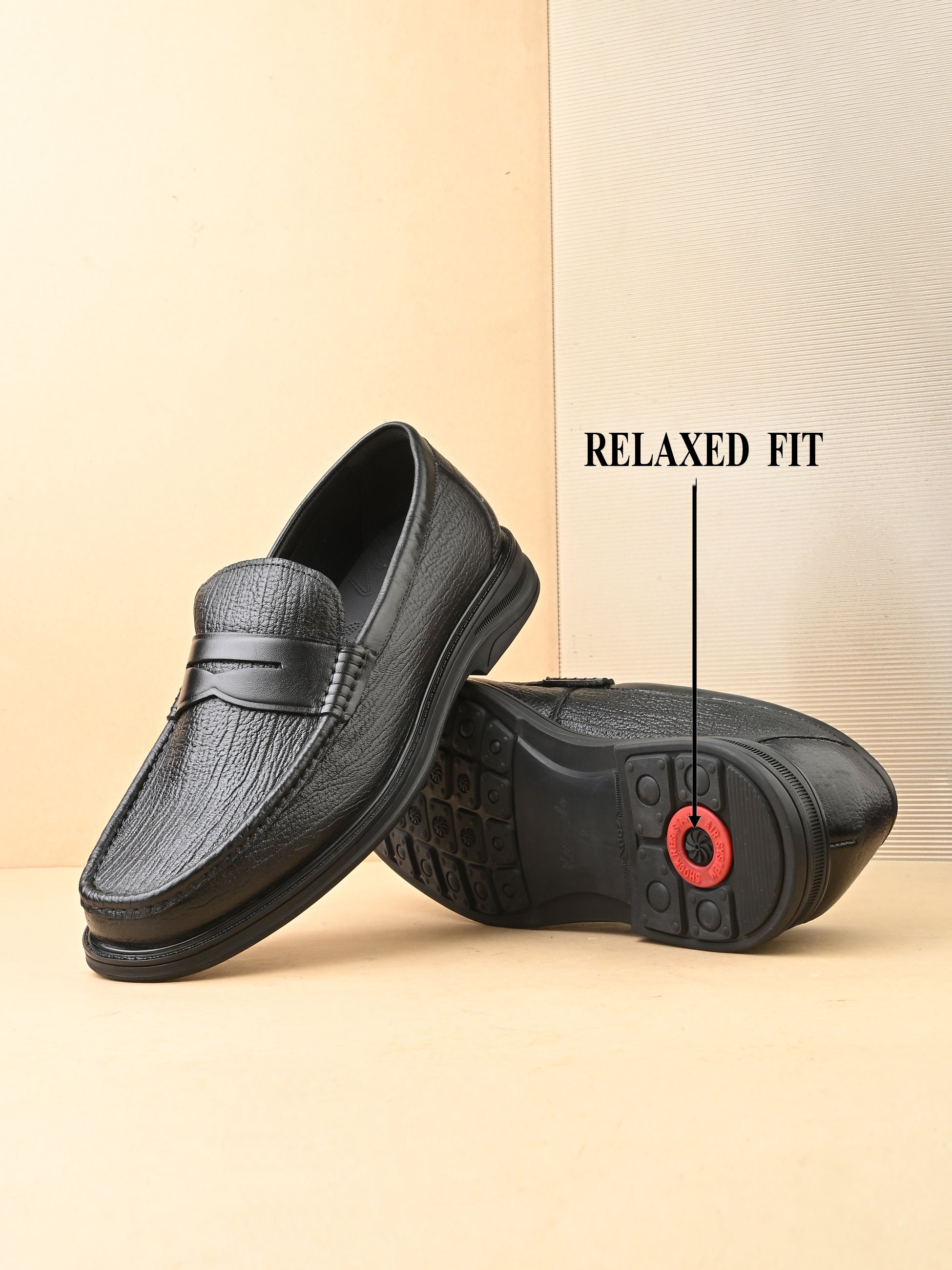 Cortel Luxury Leather Formal Loafers - The Heels India