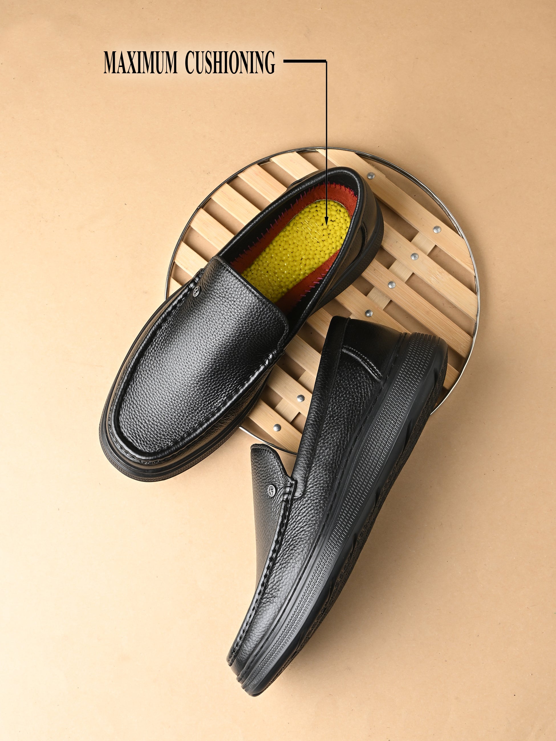 Jasper Luxury Leather Formal Loafers - The Heels India