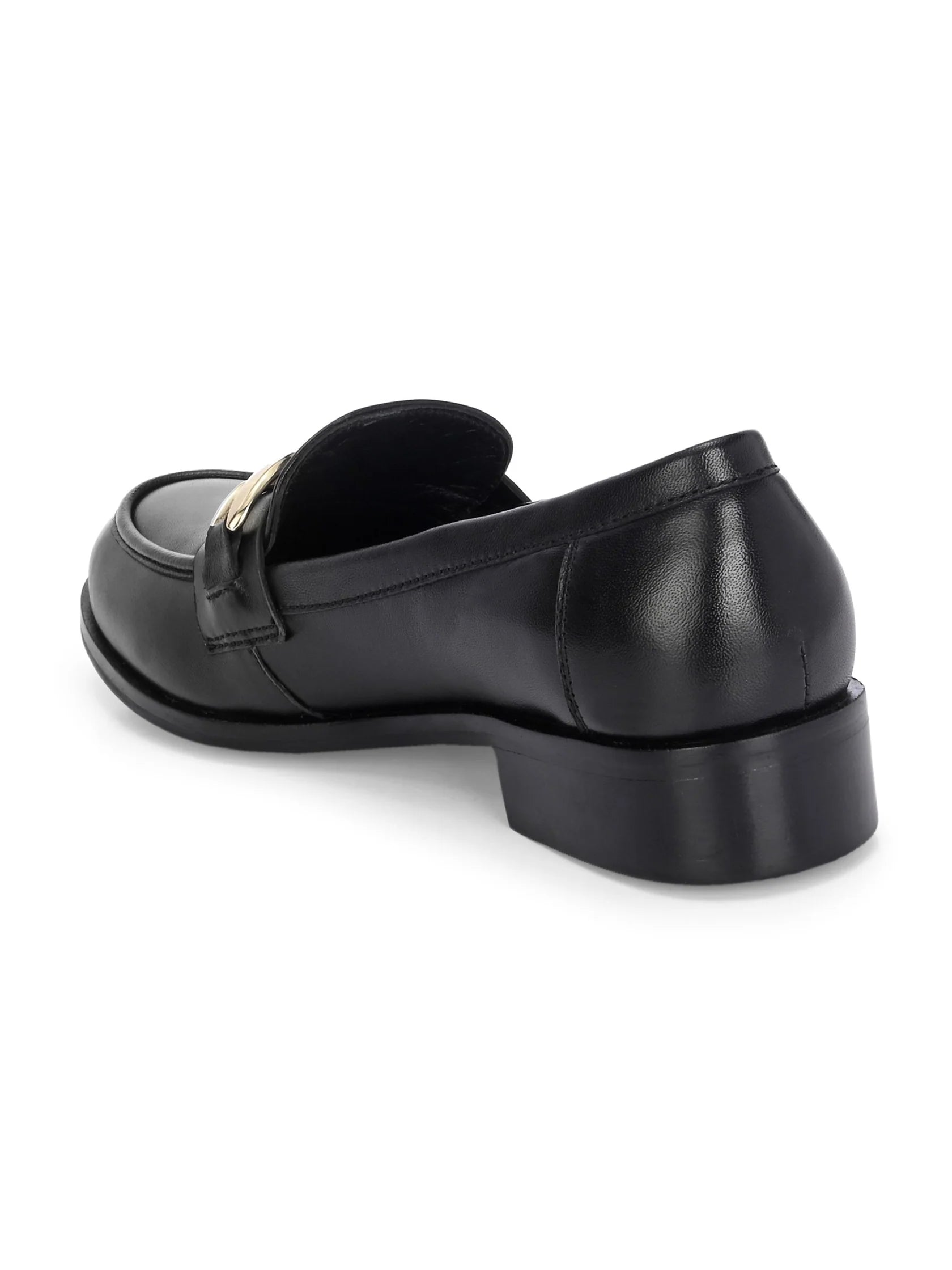NORA Premium Leather Mid Heel Formal Loafers - The Heels India
