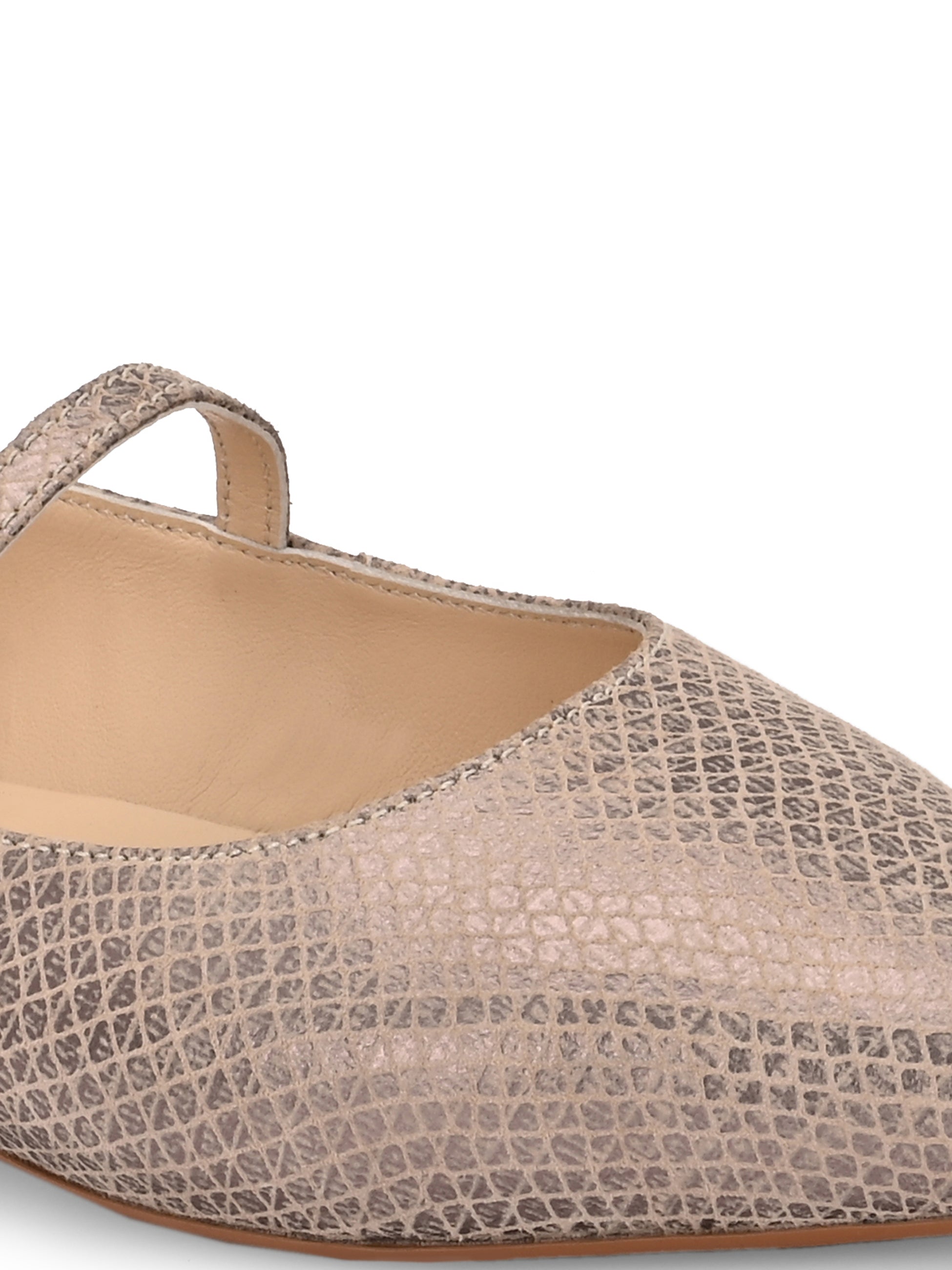 POPPY Premium Leather Pointed Flat Ballerinas