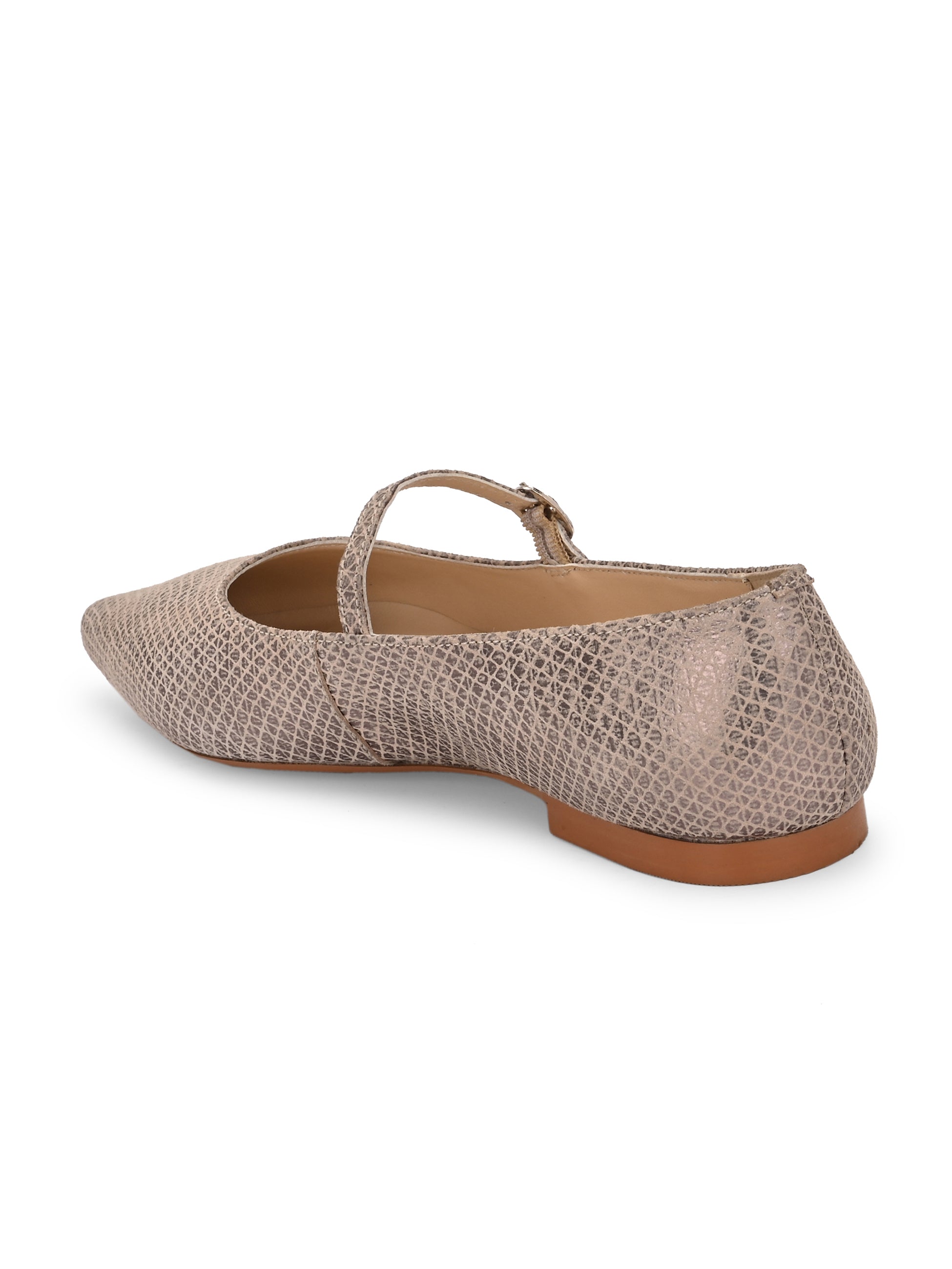 POPPY Premium Leather Pointed Flat Ballerinas
