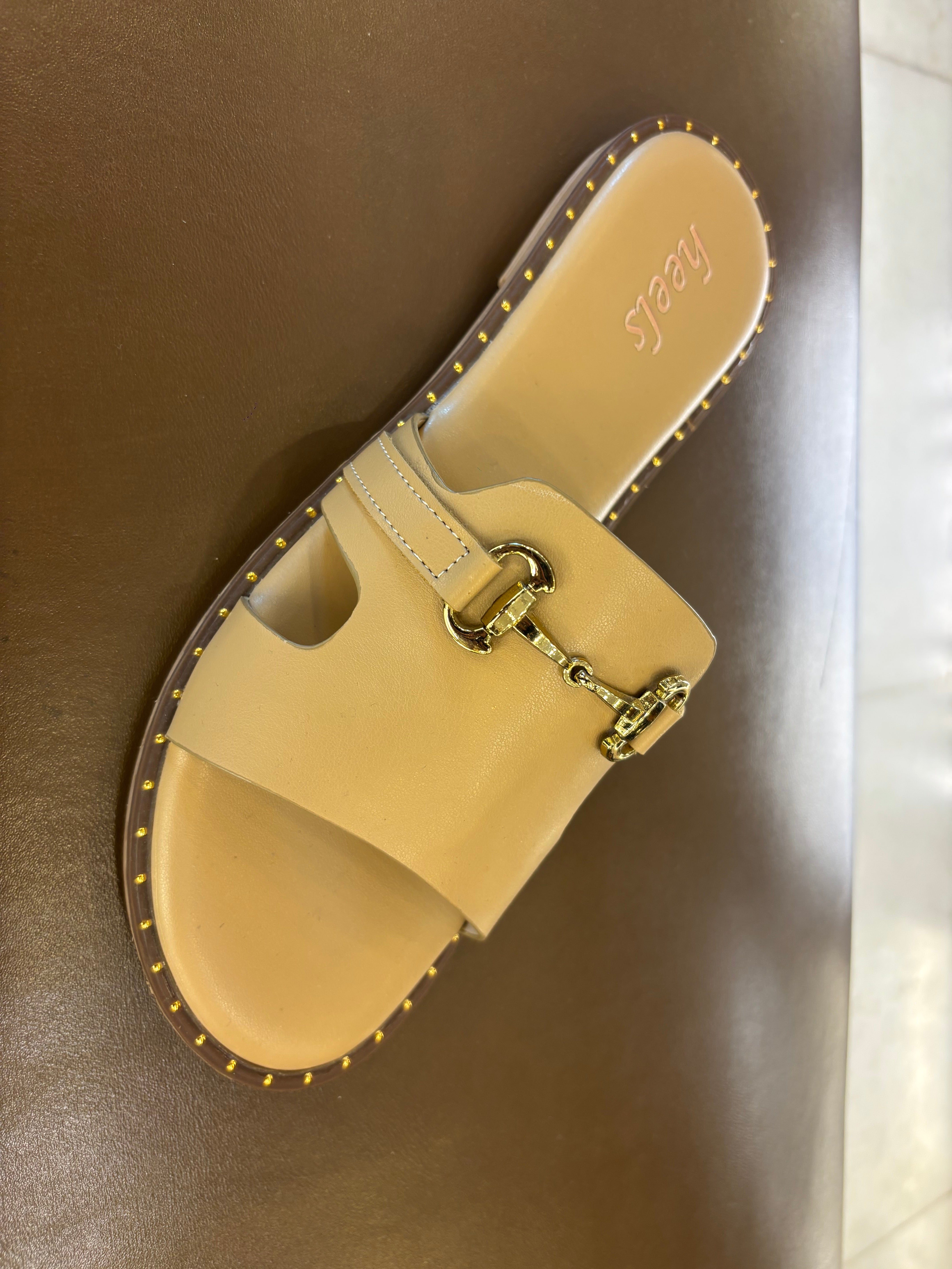Fenny Cushioned Buckled Summer Sliders