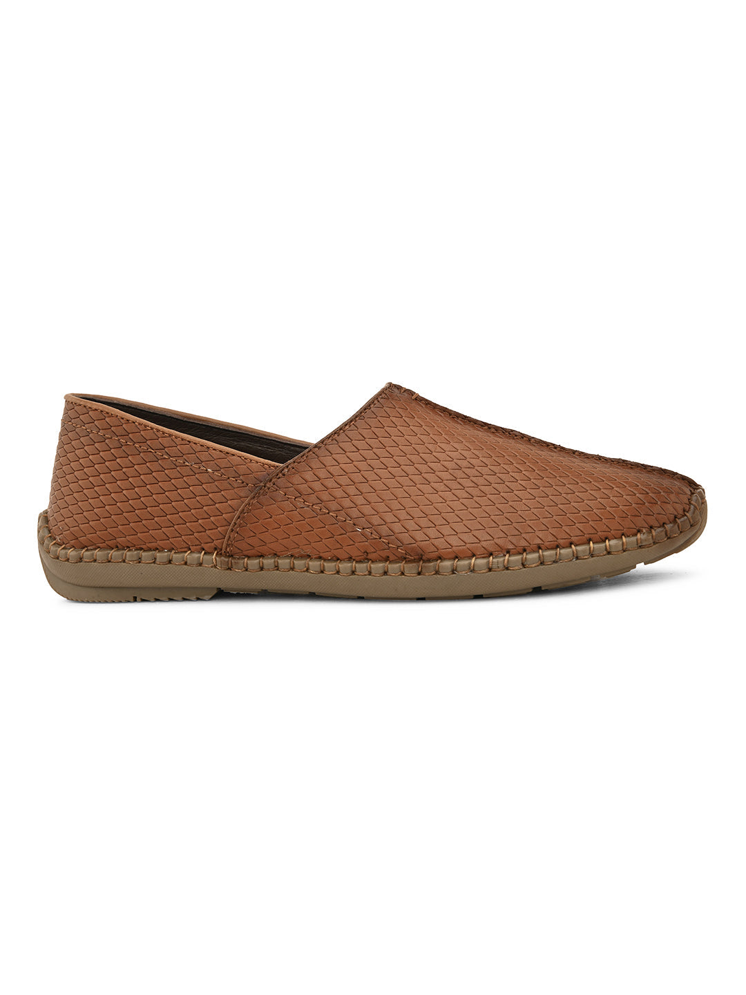 Regent Tan Leather Mojaris - The Heels India