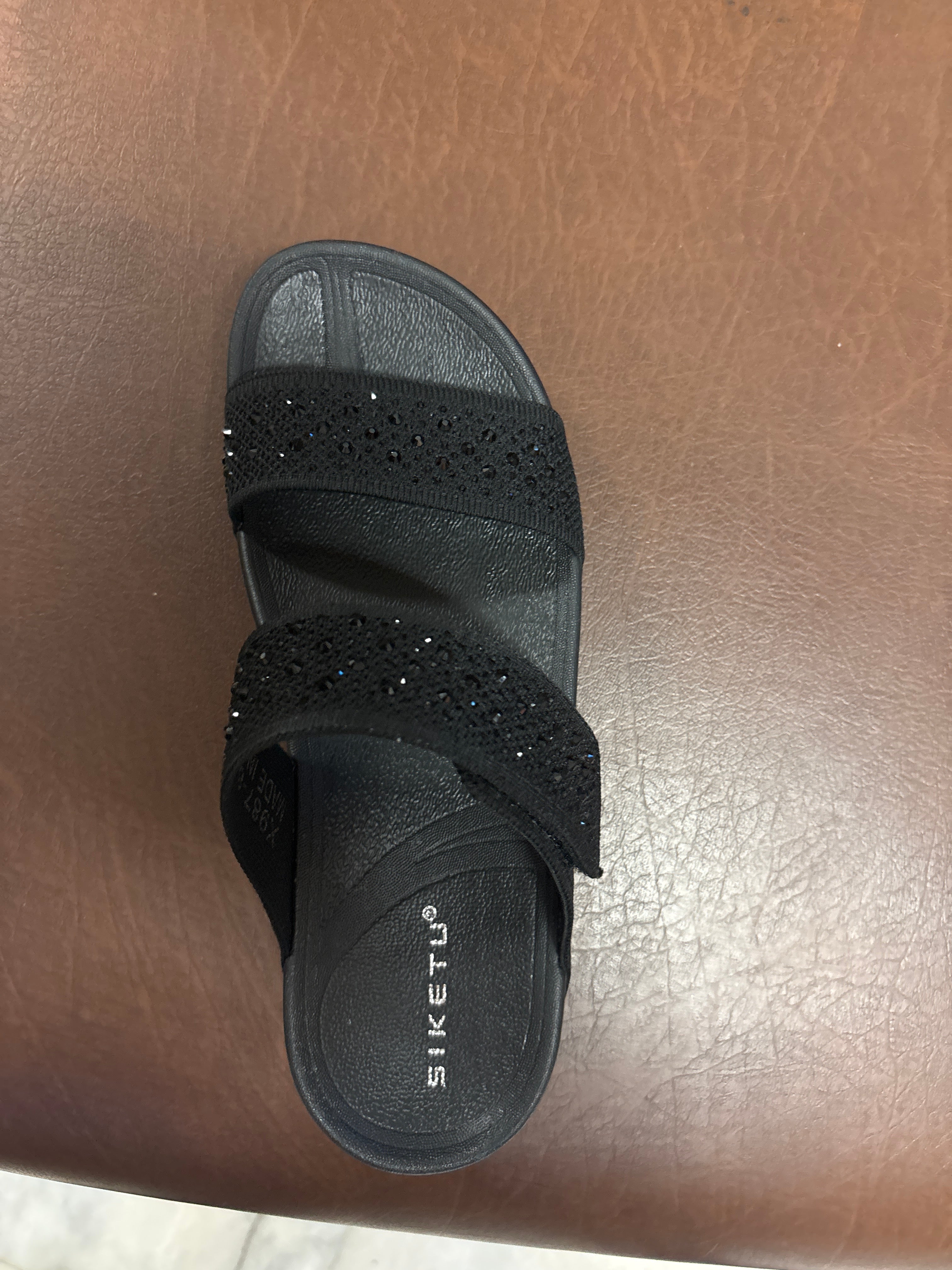 Sienna Cushioned Velcro Double Strap Sliders - The Heels India