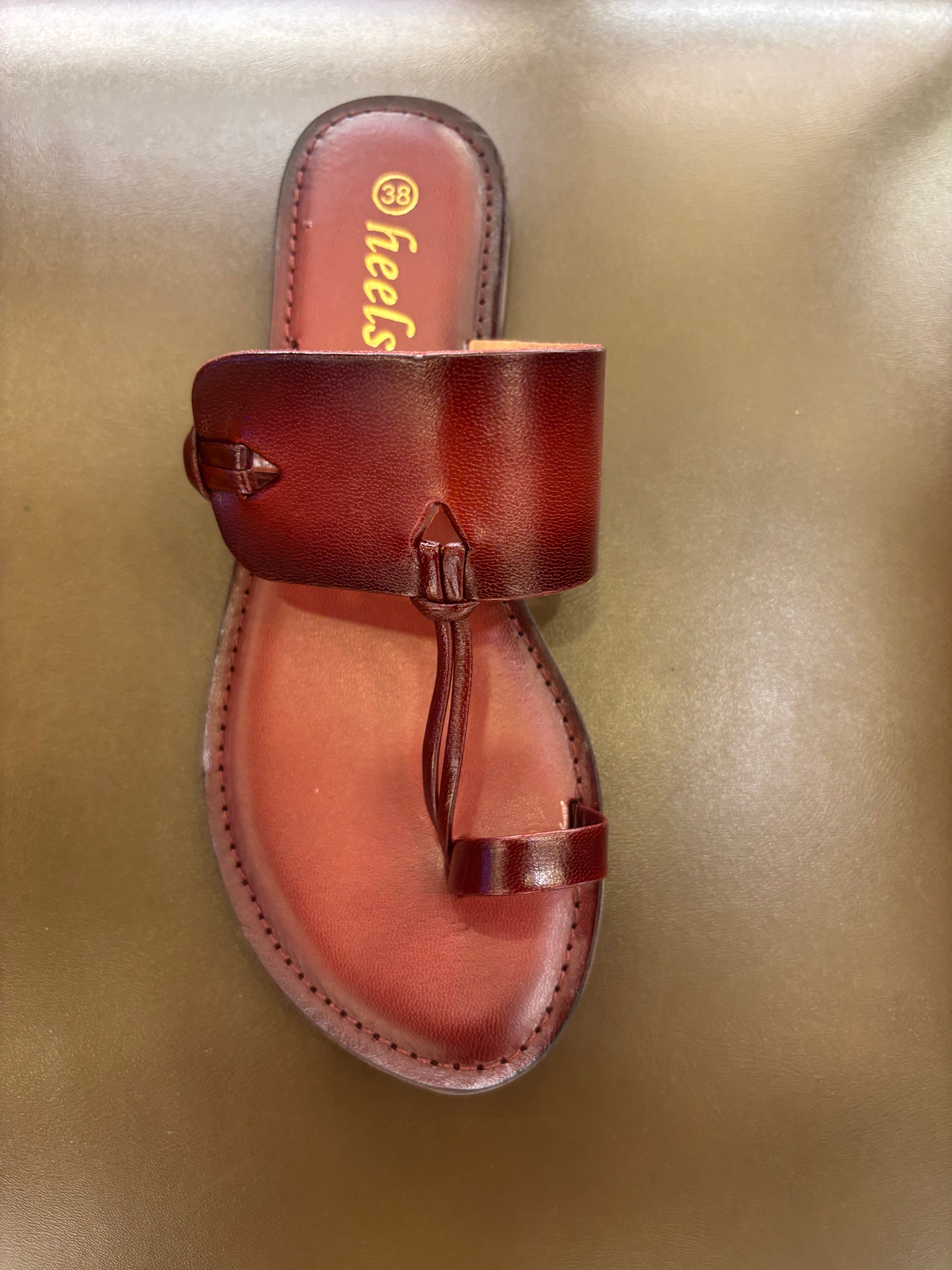 Classic Leather Kohlapuri Slippers - The Heels India