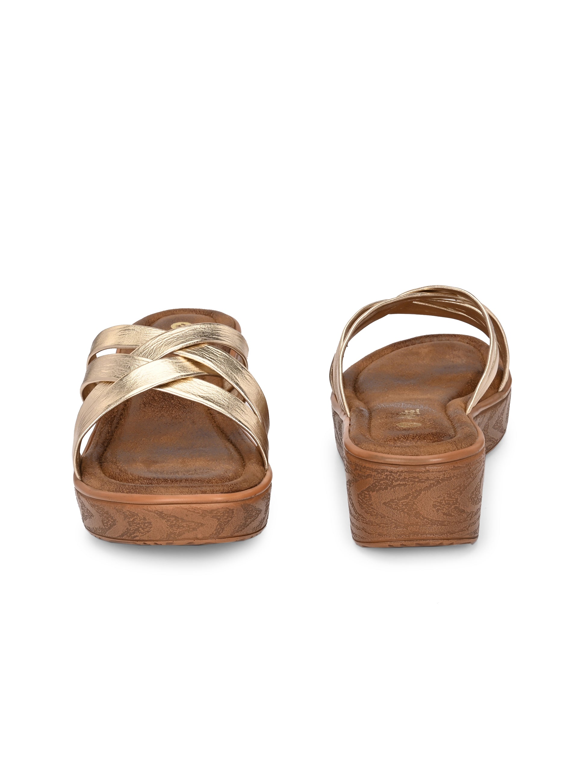Kaiva Wedge Cross Slippers