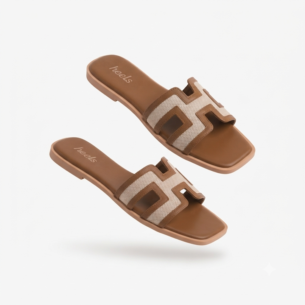 Portia H Cut Cushioned Summer Sliders