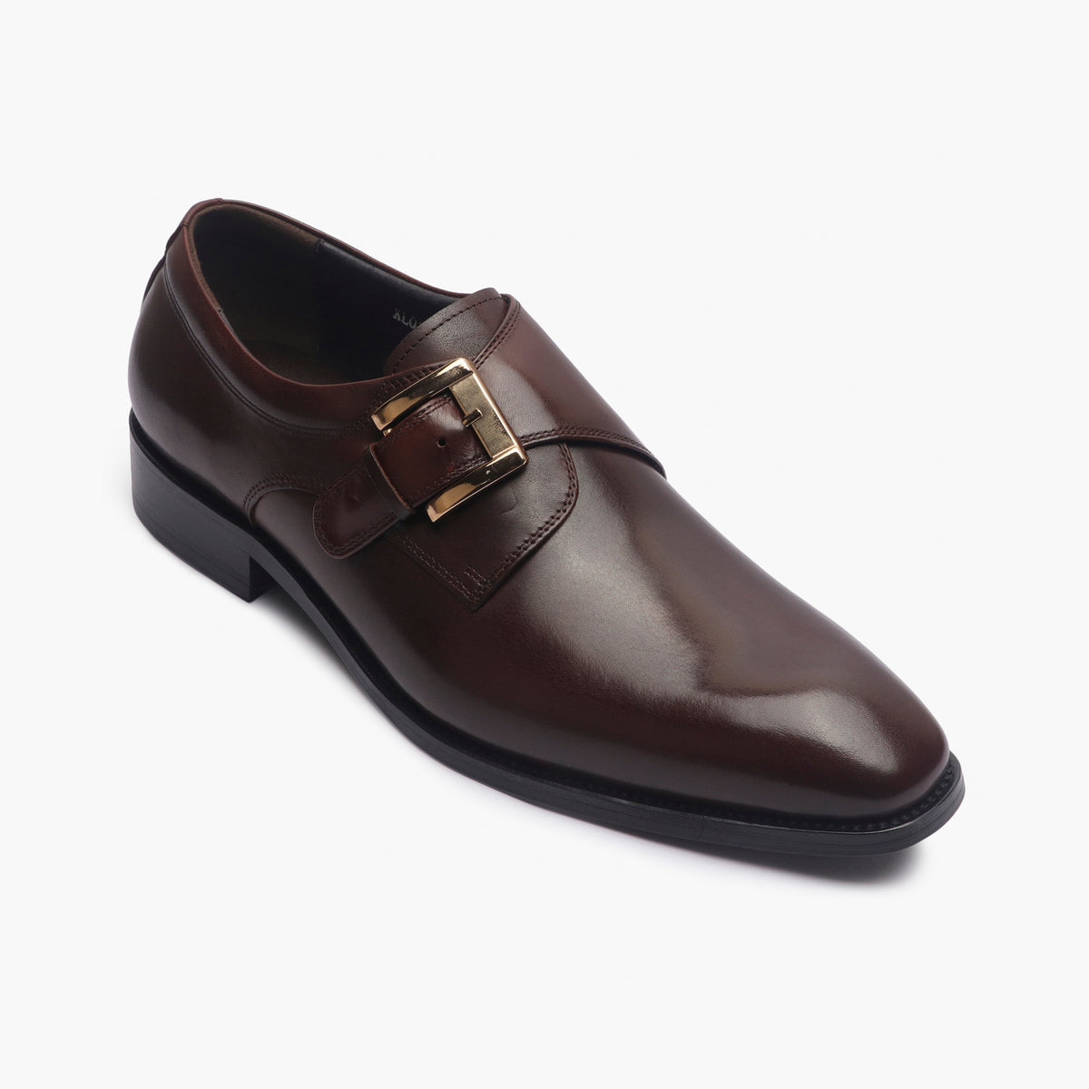 Lorelei Buckle Leather Monk Strap - The Heels India