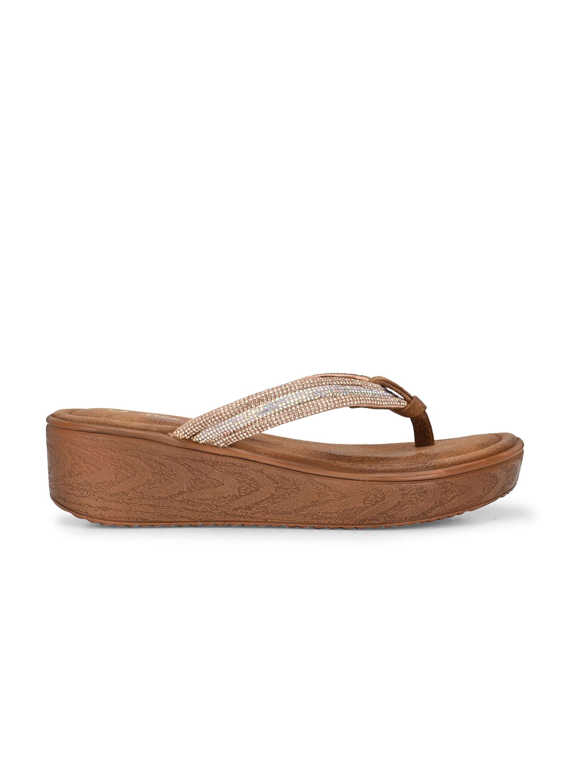 Creselle Bling Wedge Slippers