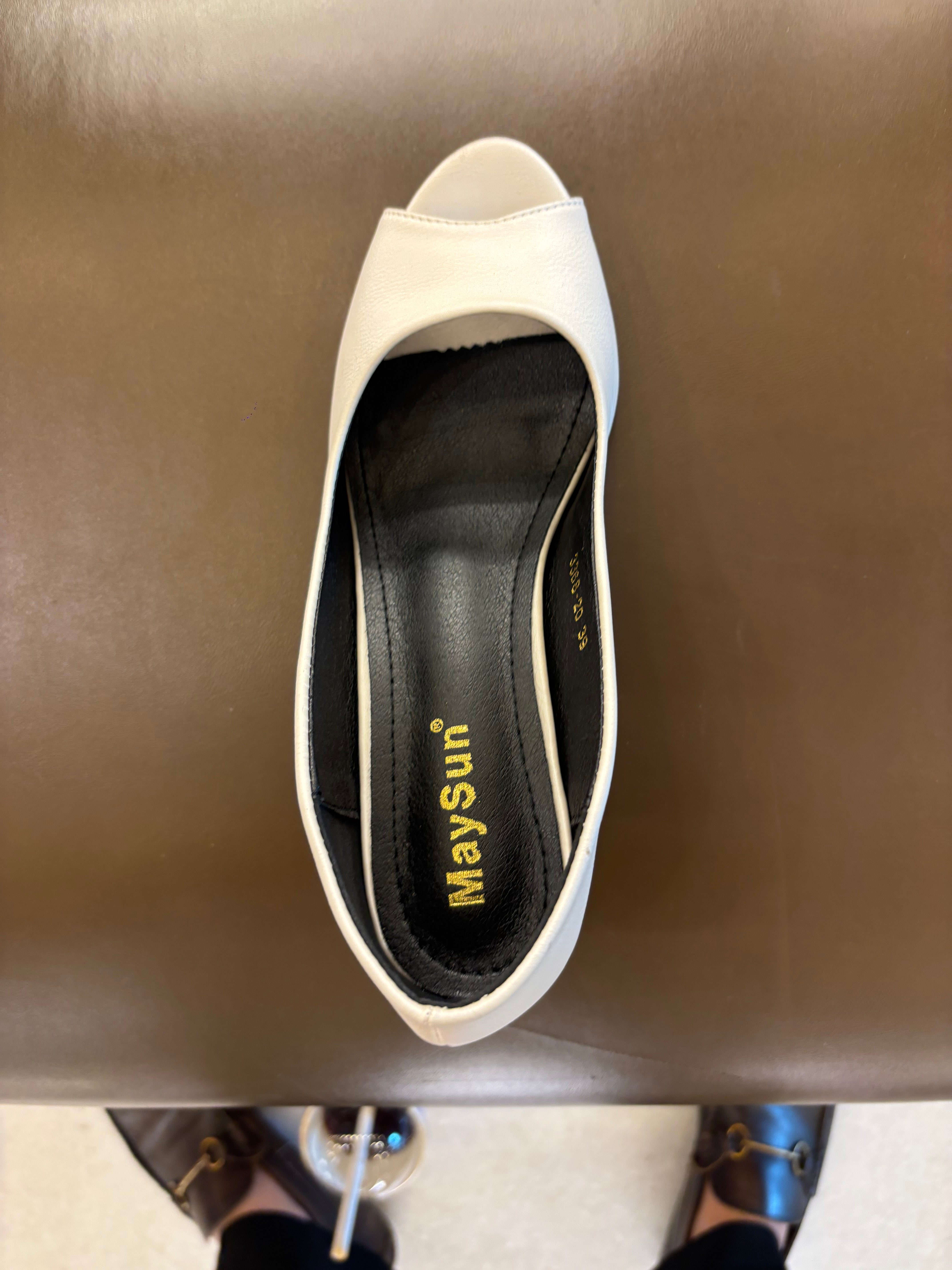Opera Peep Toe Pencil Heels
