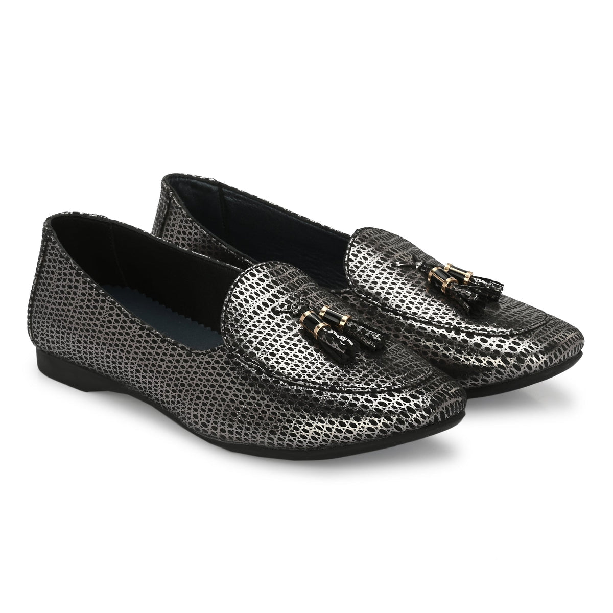 Malkova Leather Tassel Ballerinas