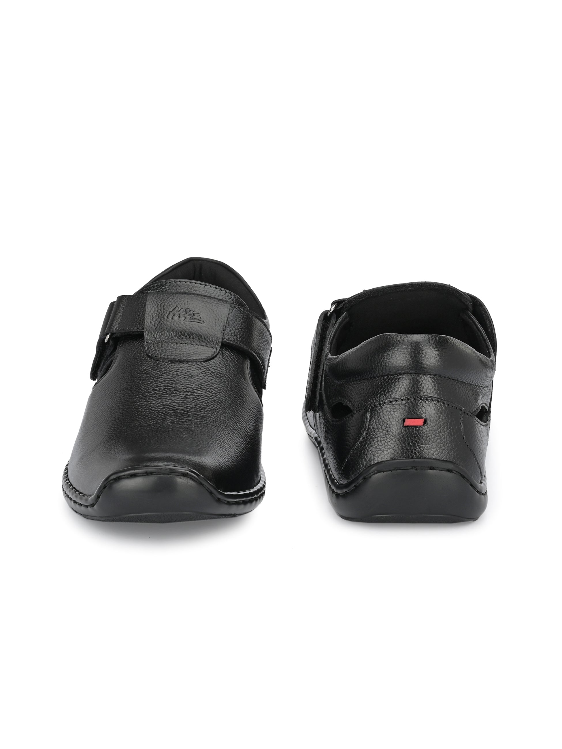 Brunel Leather Velcro Roman Sandals