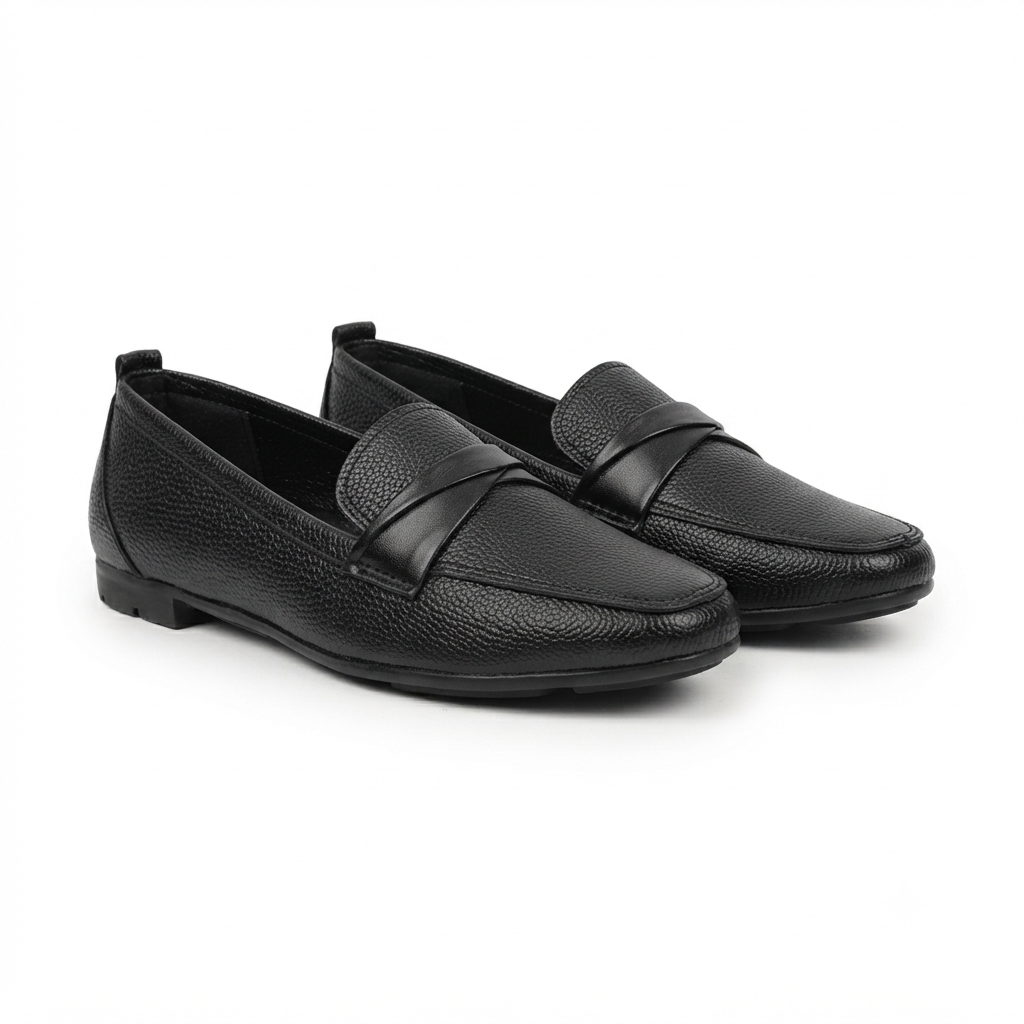 Swirl Classic Leather Loafers
