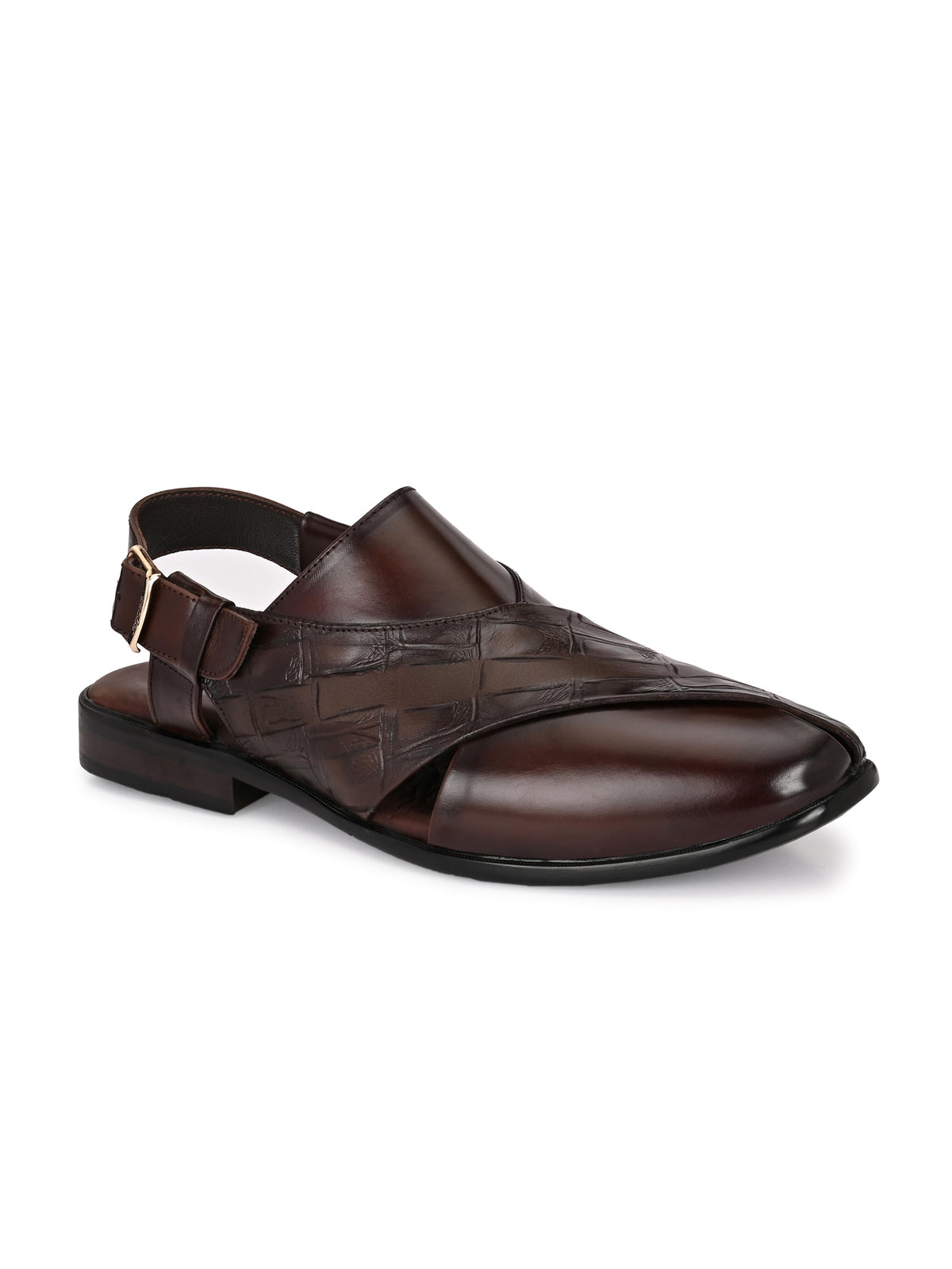 Tursha Leather Peshawari Sandals - The Heels India