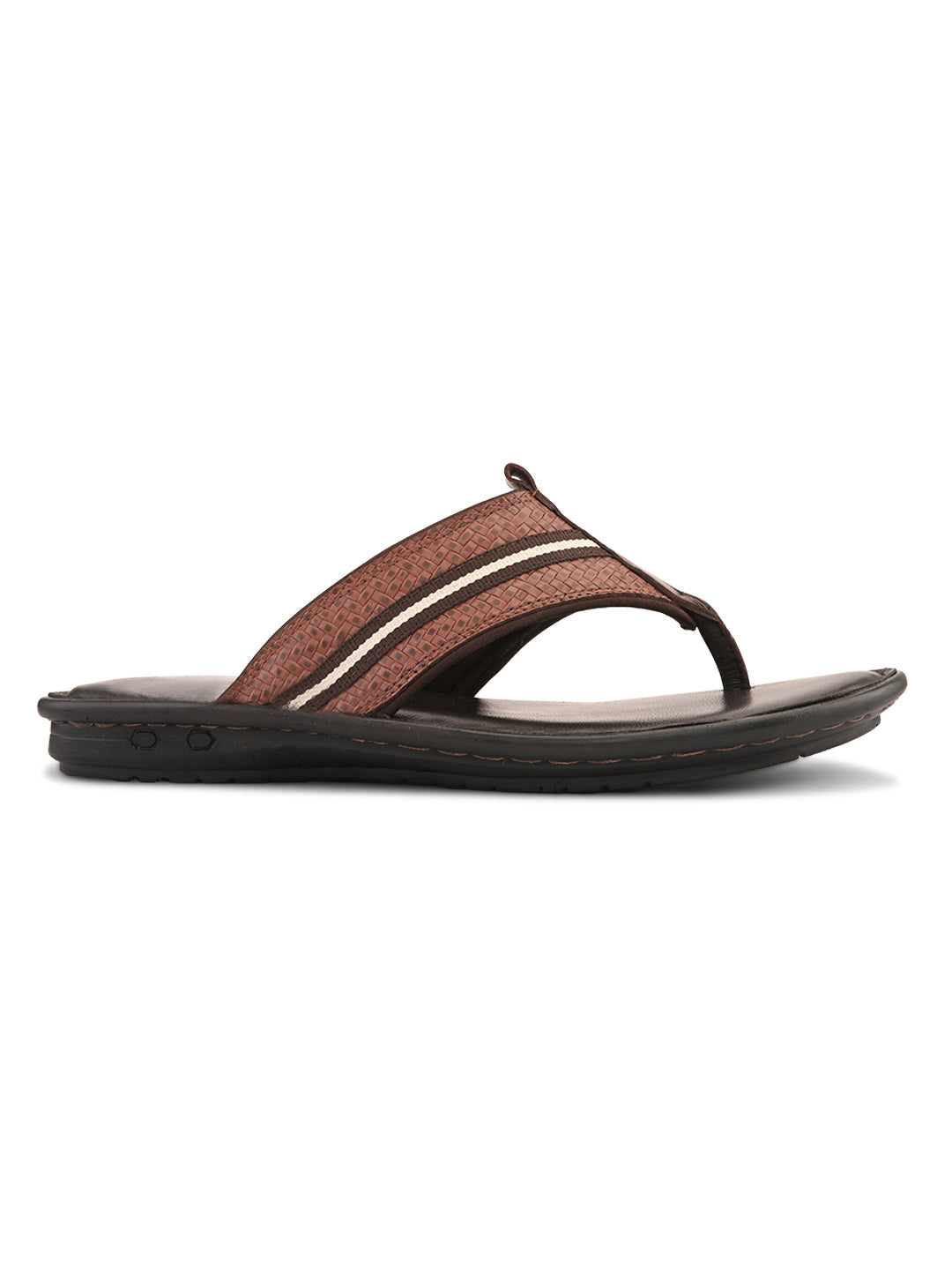 Reece Leather V Shape Slippers