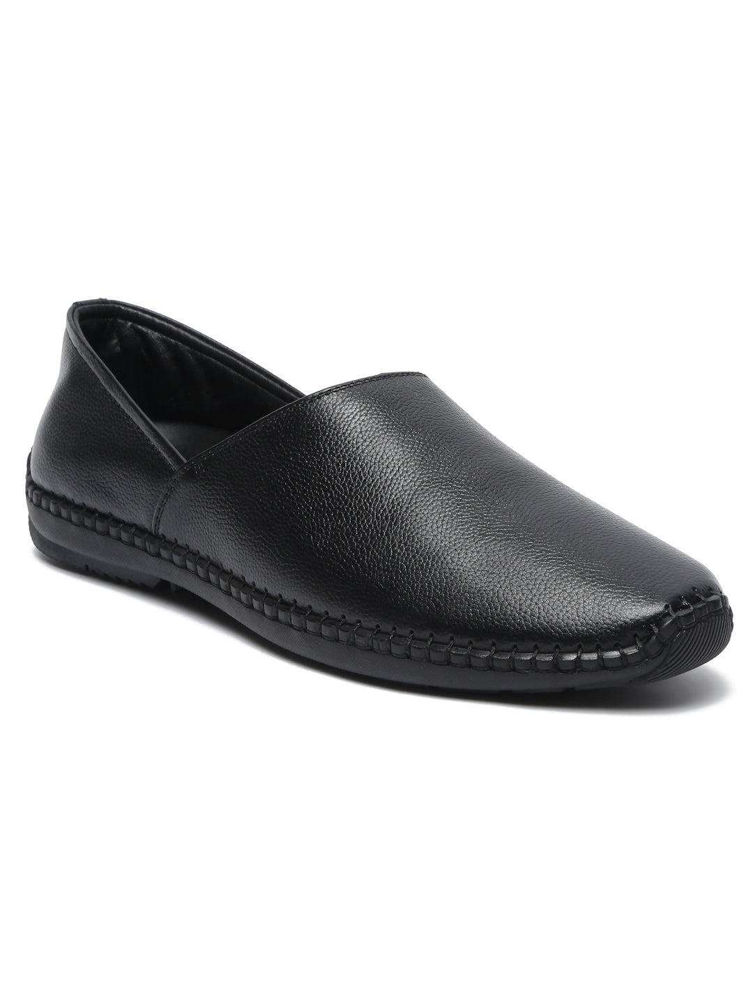 Nathan Ethnic Leather Slip-Ons - The Heels India