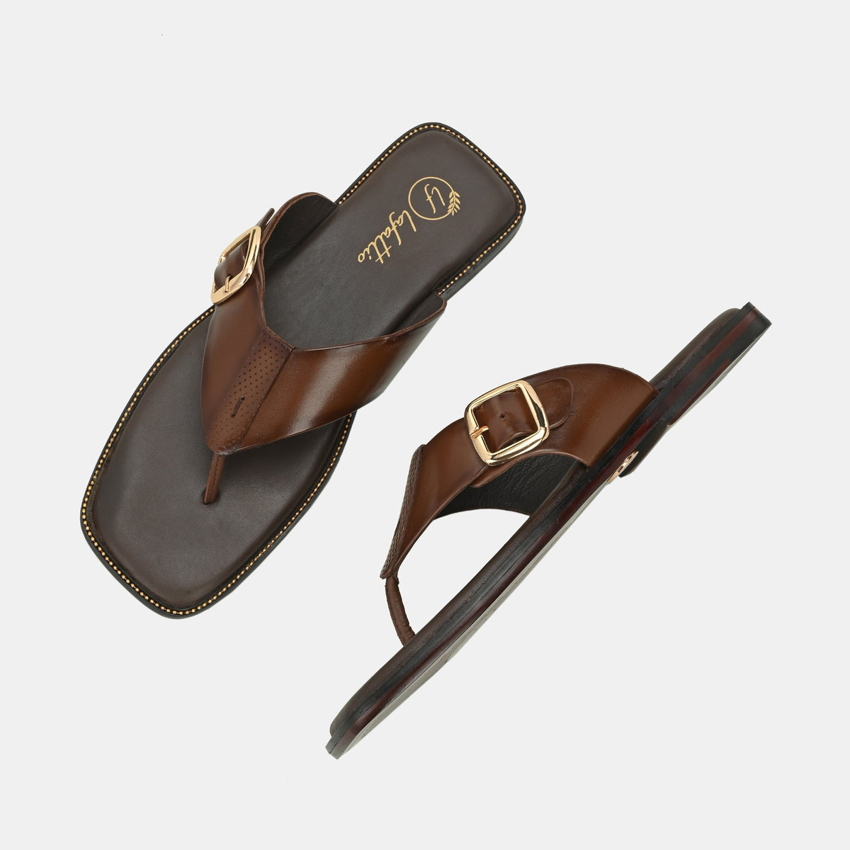 Mizo Luxury Leather Slippers - The Heels India