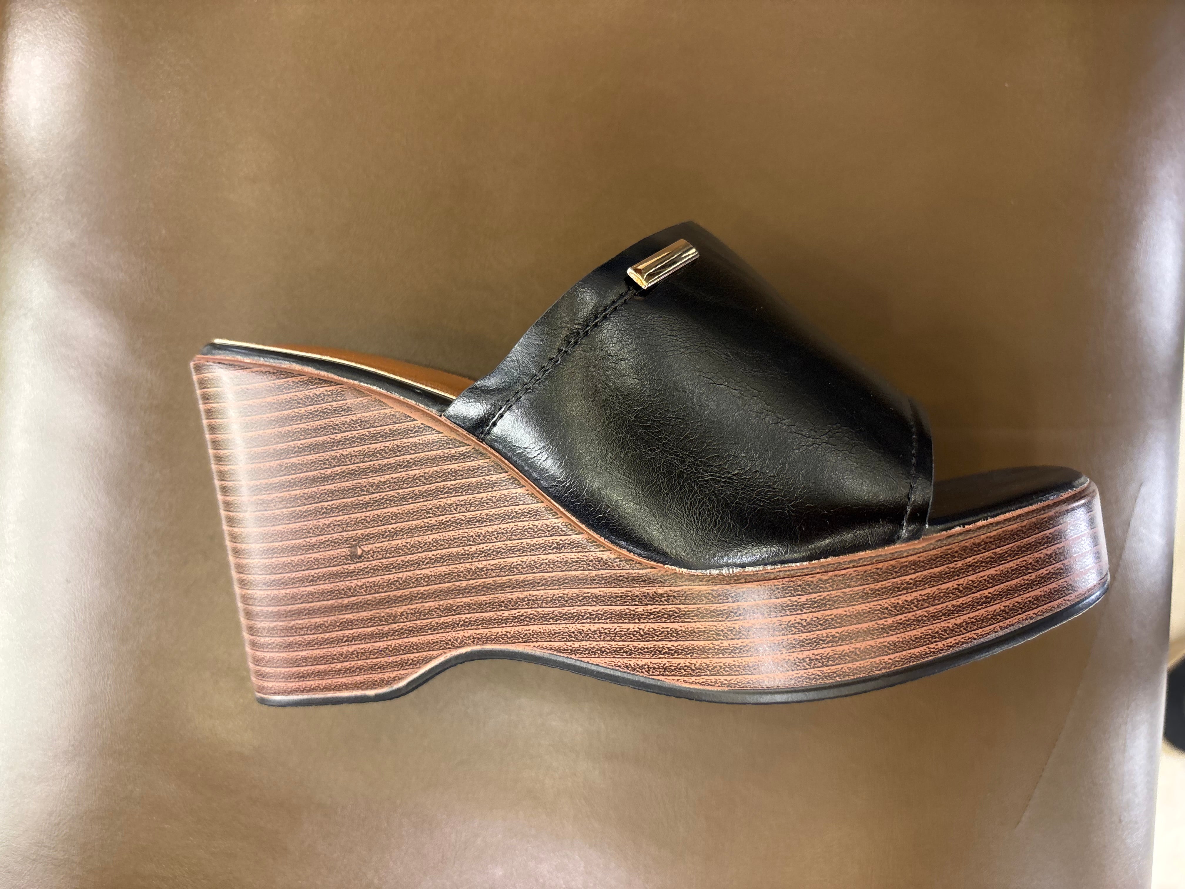 Berlin Platform Peep Toe Wedge Heels