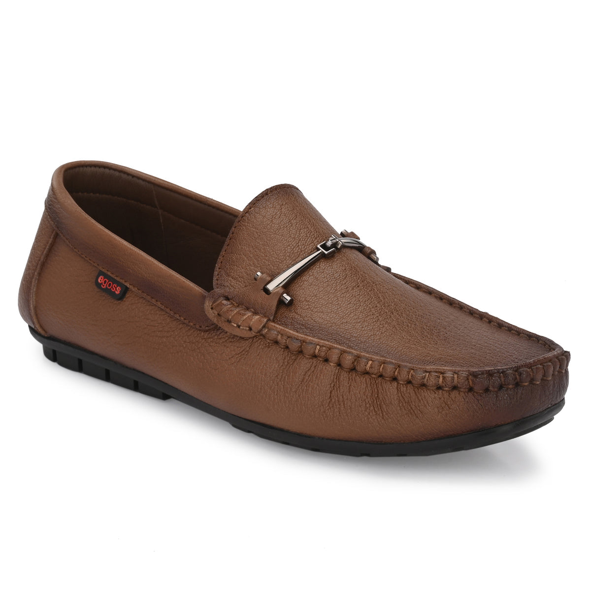 James Cushioned Leather Loafers - The Heels India