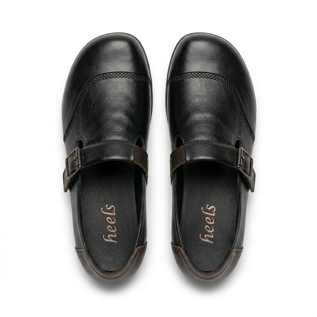 Martina Premium Leather Strap Comfort Loafers