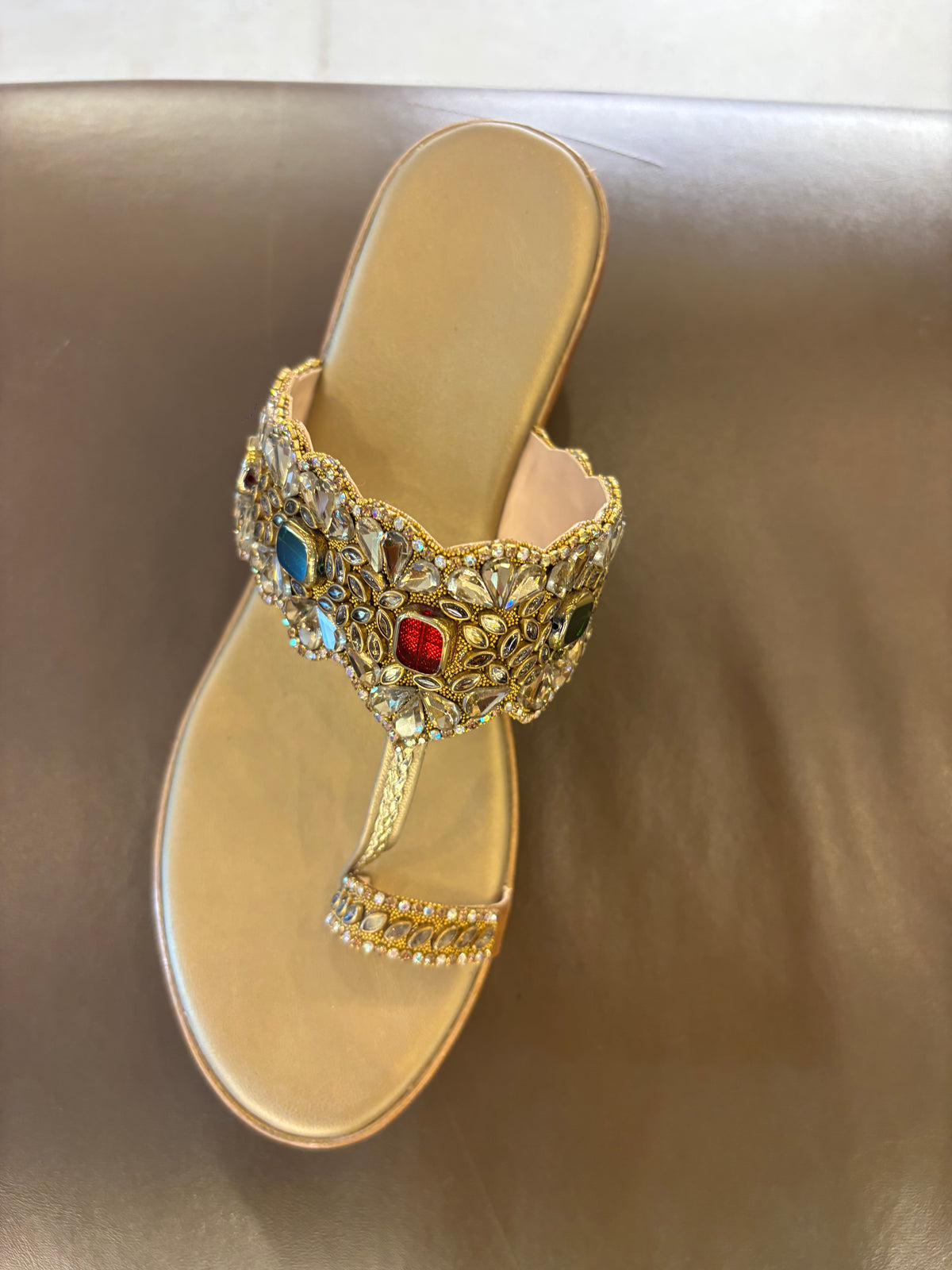 Noor Embellished Ethnic Fancy Wedge Heels