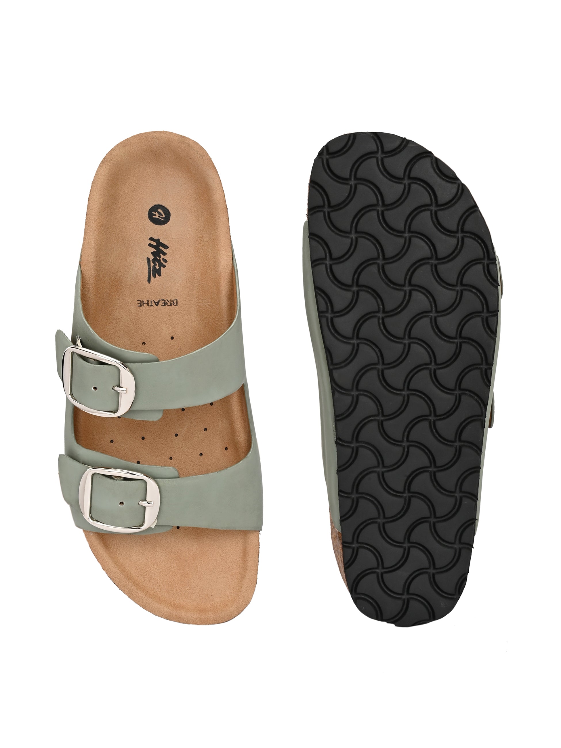 Bianca Double Strap Sliders