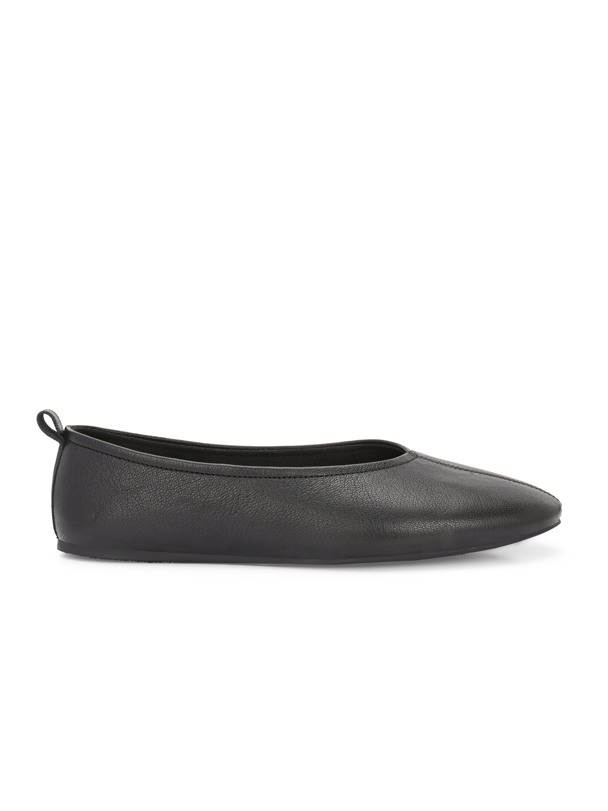 Renova Leather Cushioned Ballerinas